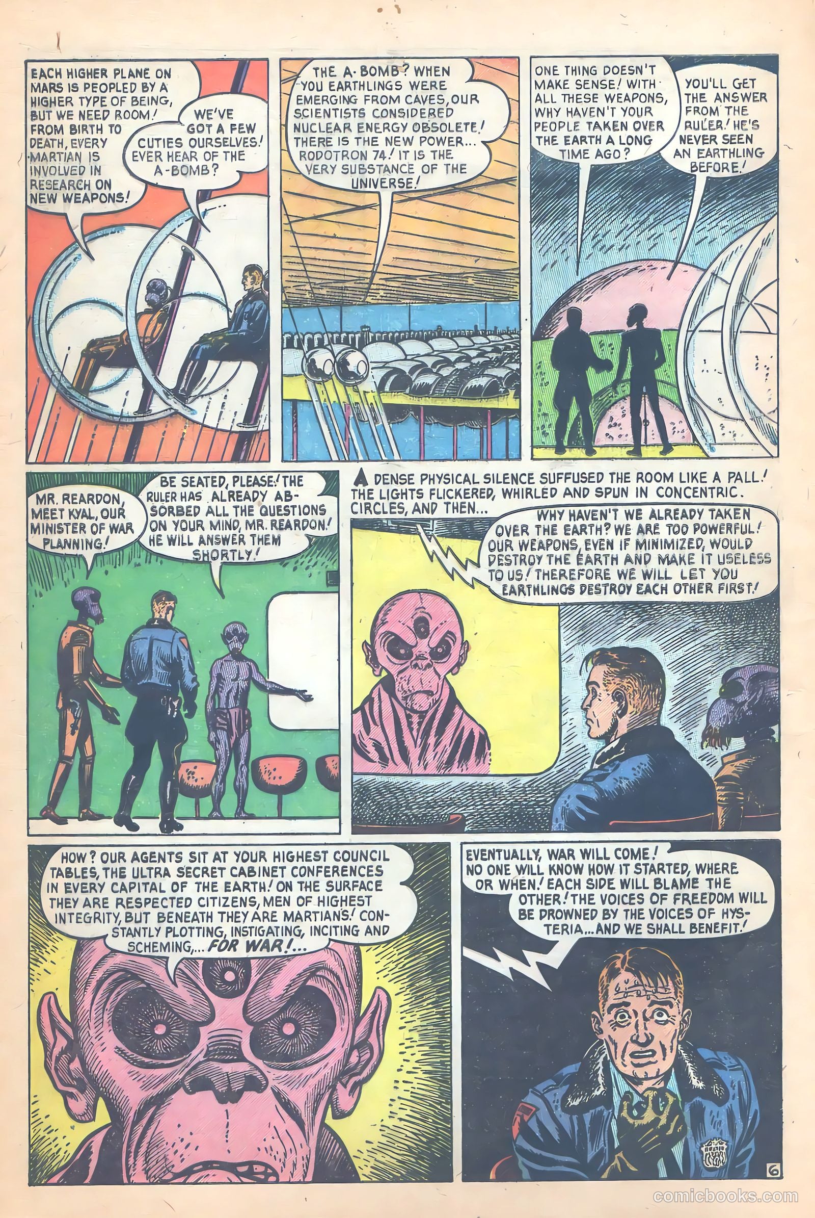 Space Mysteries #1 (1958) — page 8 of 36