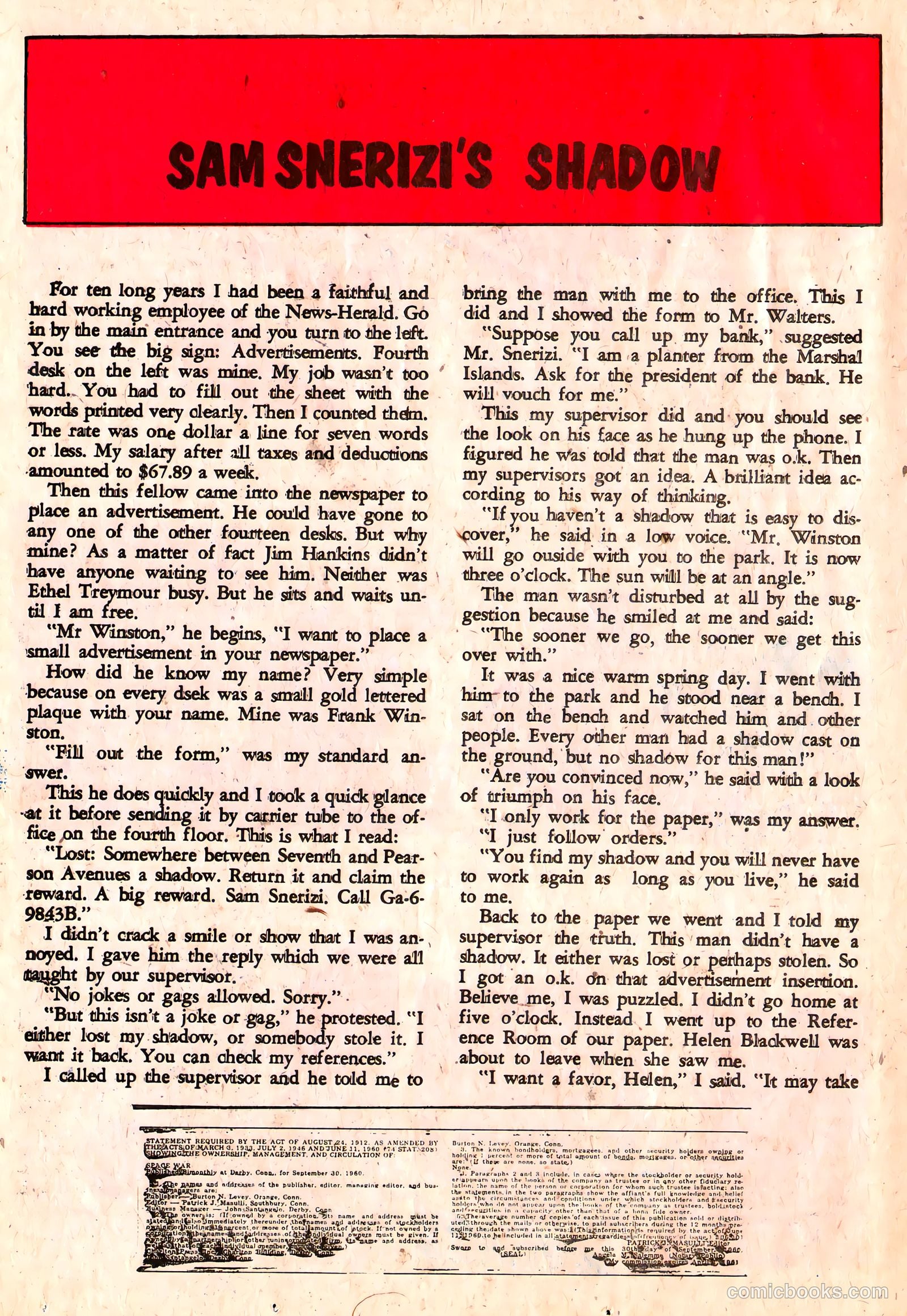 Space War #10 (1961) — page 26 of 37
