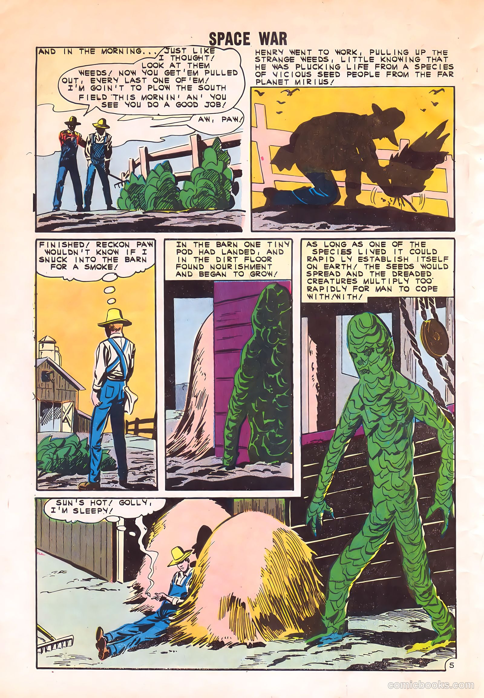 Space War #15 (1962) — page 32 of 36