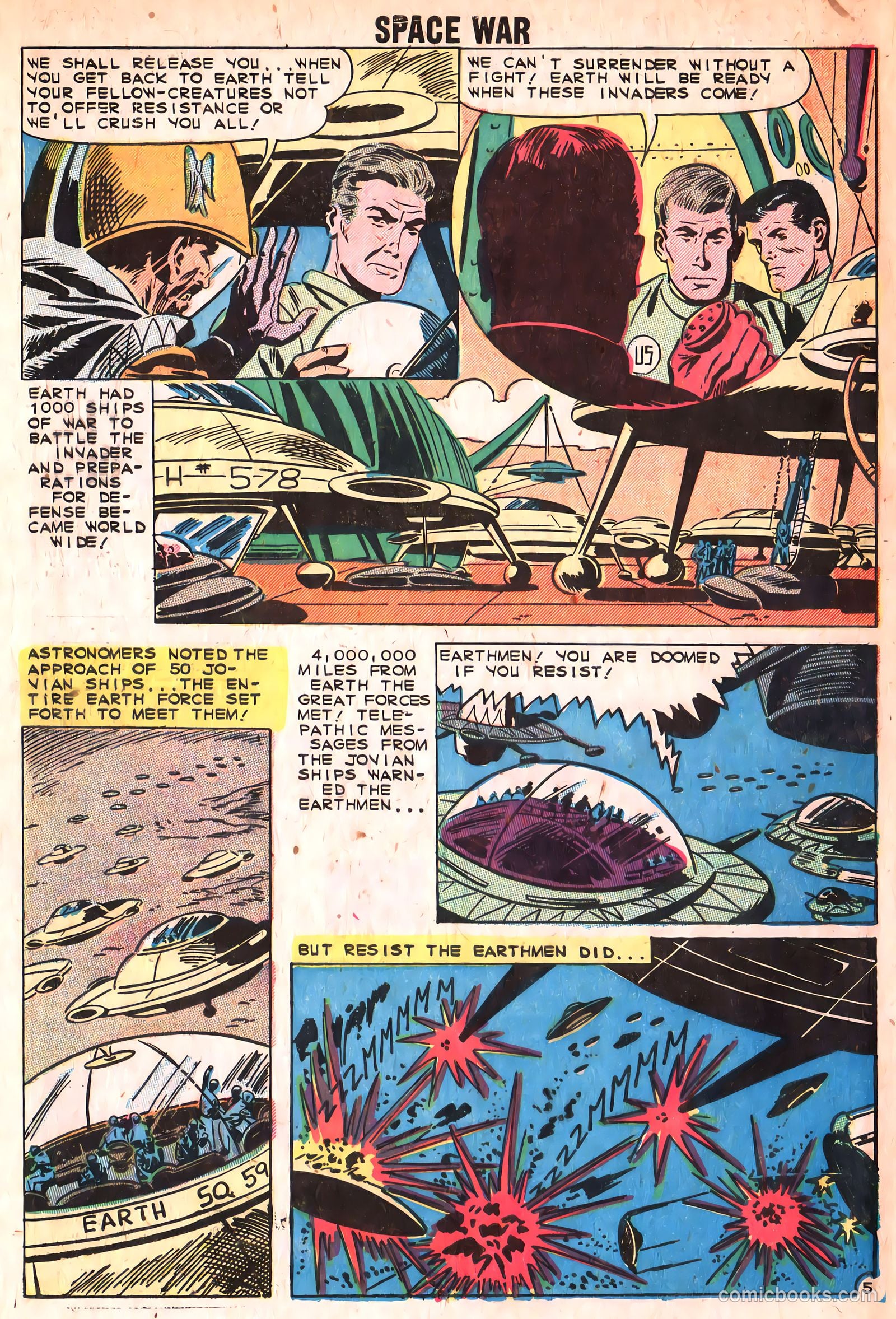 Space War #4 (1960) — page 32 of 37