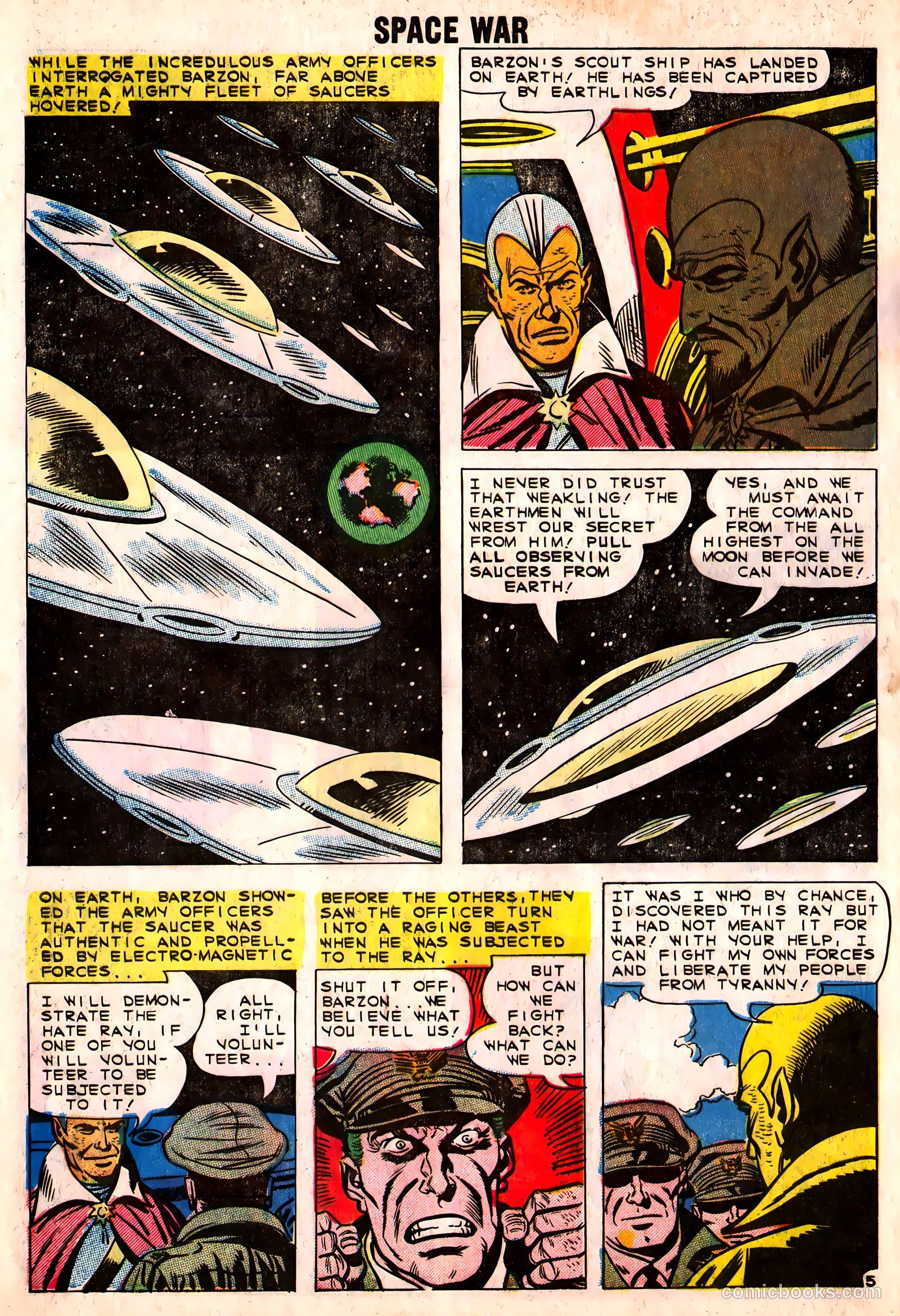 Space War #5 (1960) — page 8 of 37
