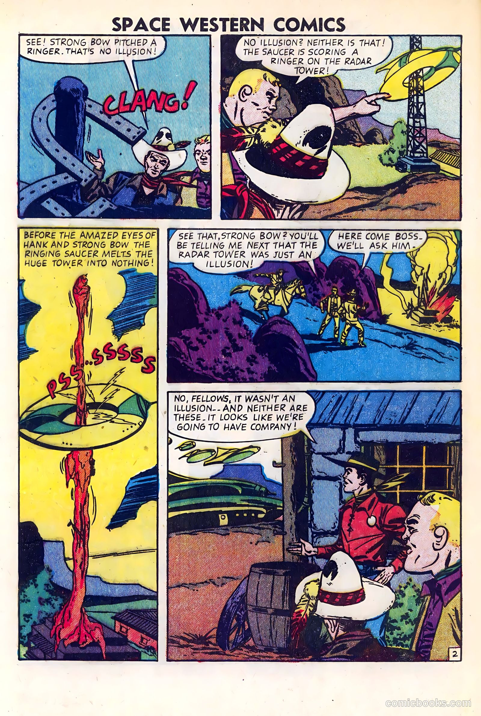 Space Western Comics #40 (1952) — page 4 of 36