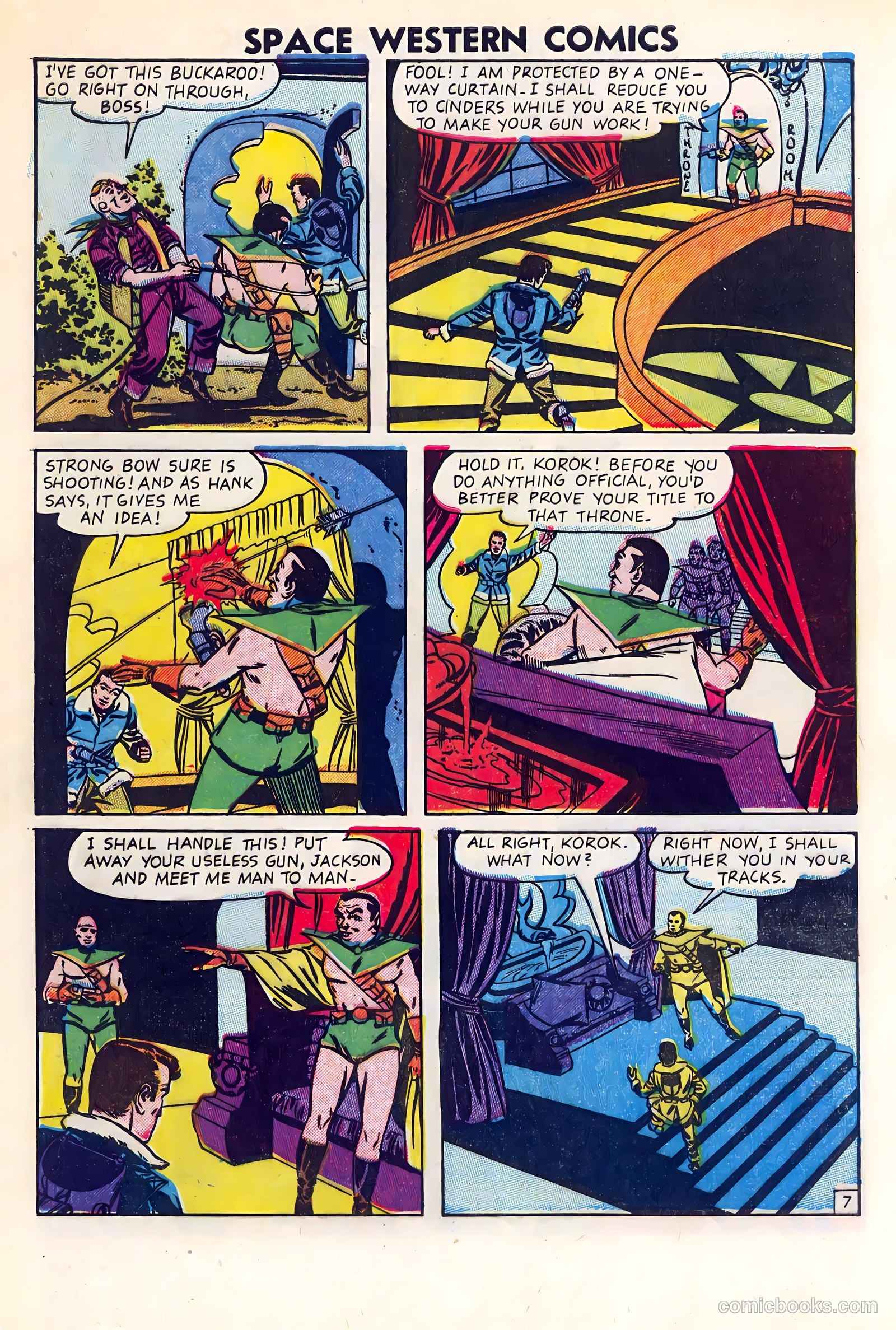 Space Western Comics #40 (1952) — page 9 of 36