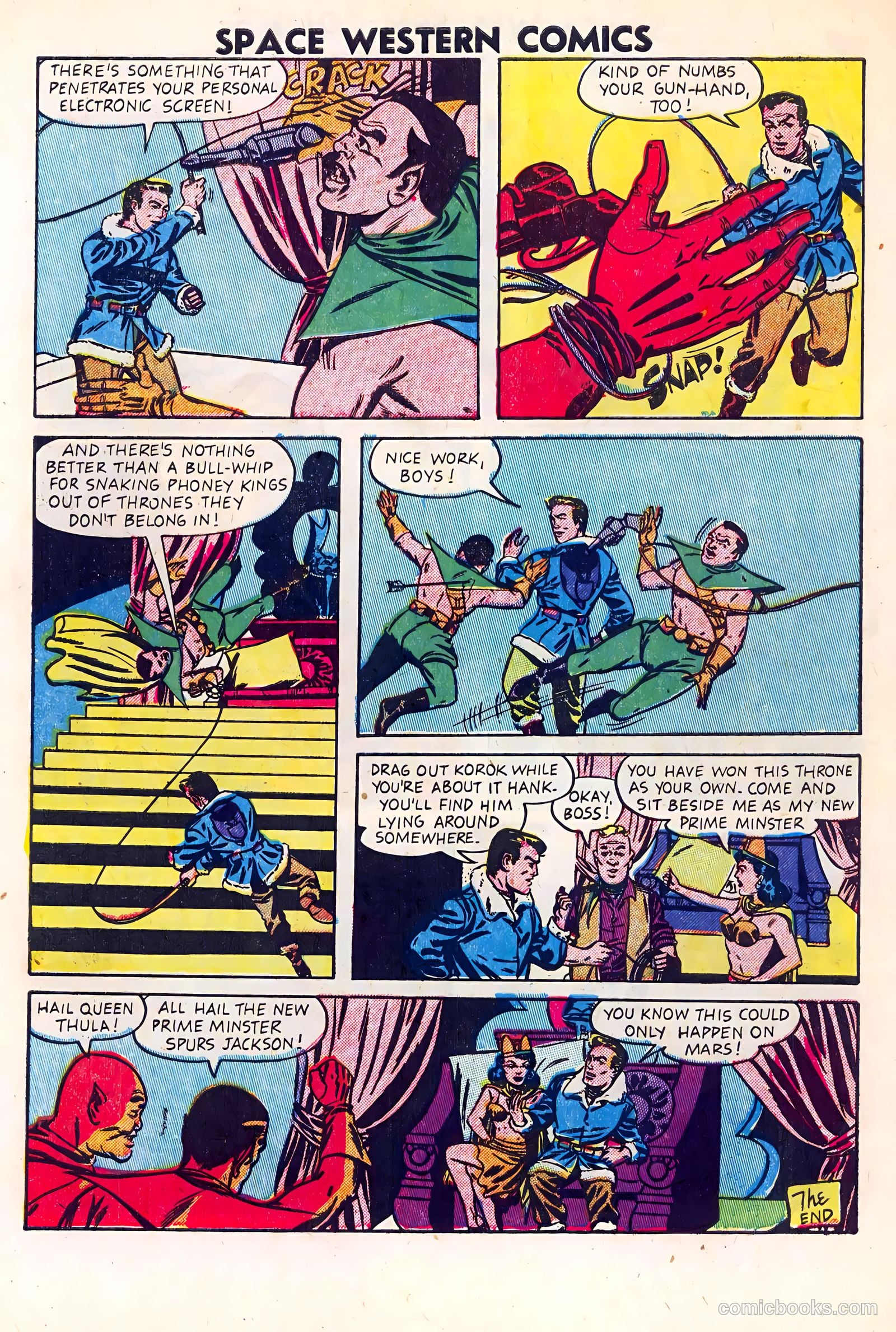 Space Western Comics #40 (1952) — page 10 of 36