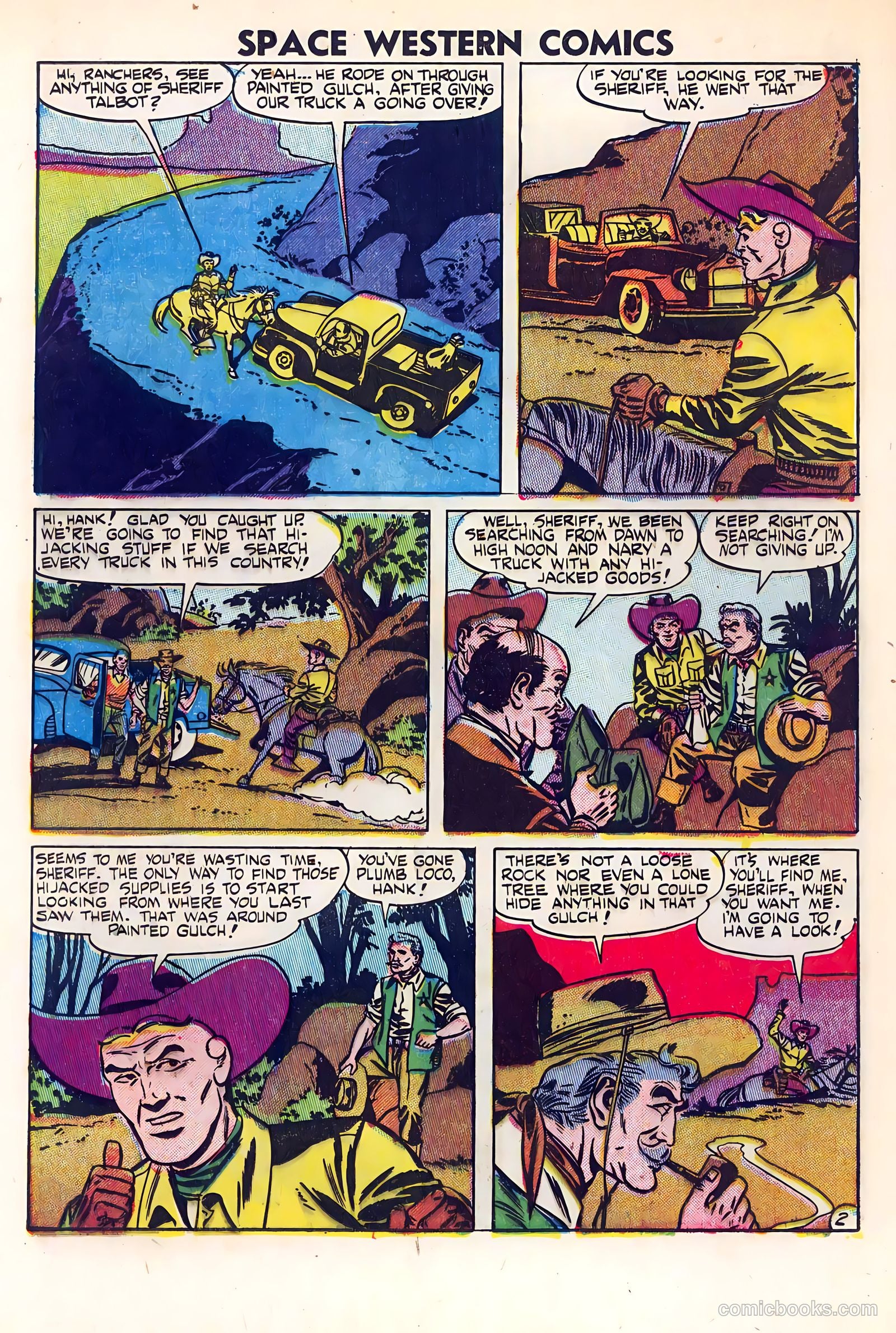Space Western Comics #40 (1952) — page 12 of 36
