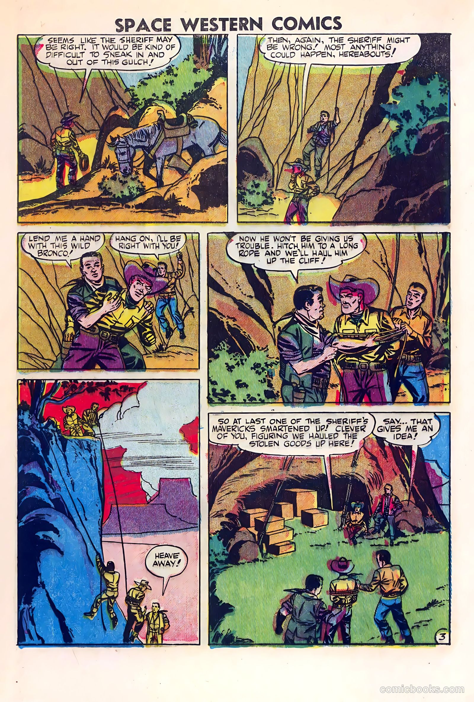 Space Western Comics #40 (1952) — page 13 of 36