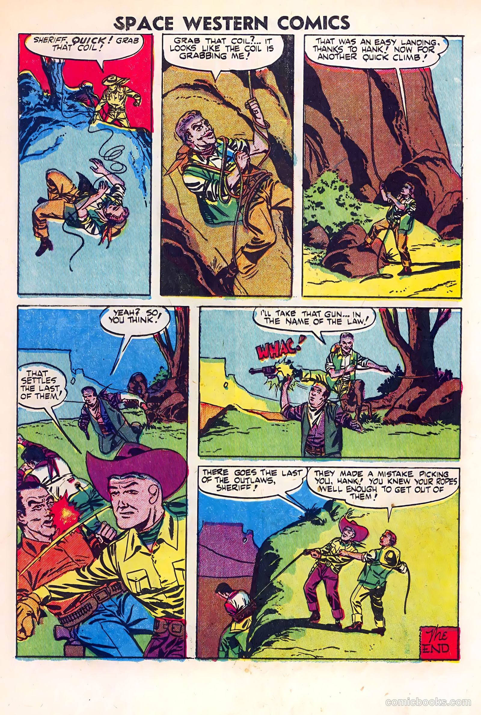 Space Western Comics #40 (1952) — page 15 of 36