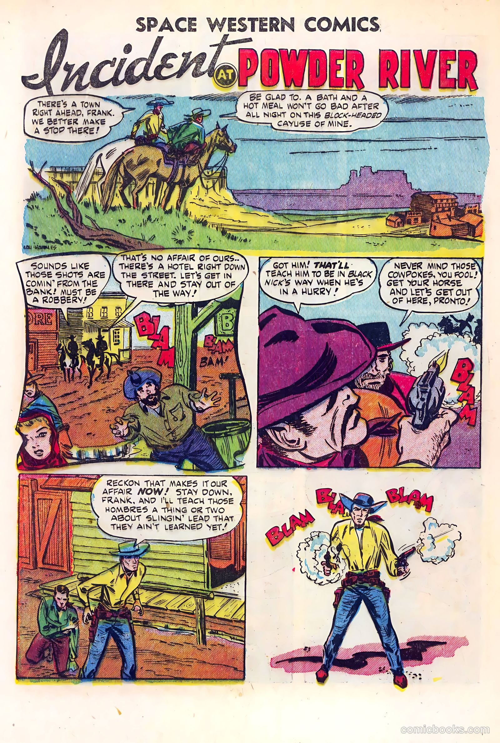 Space Western Comics #40 (1952) — page 16 of 36