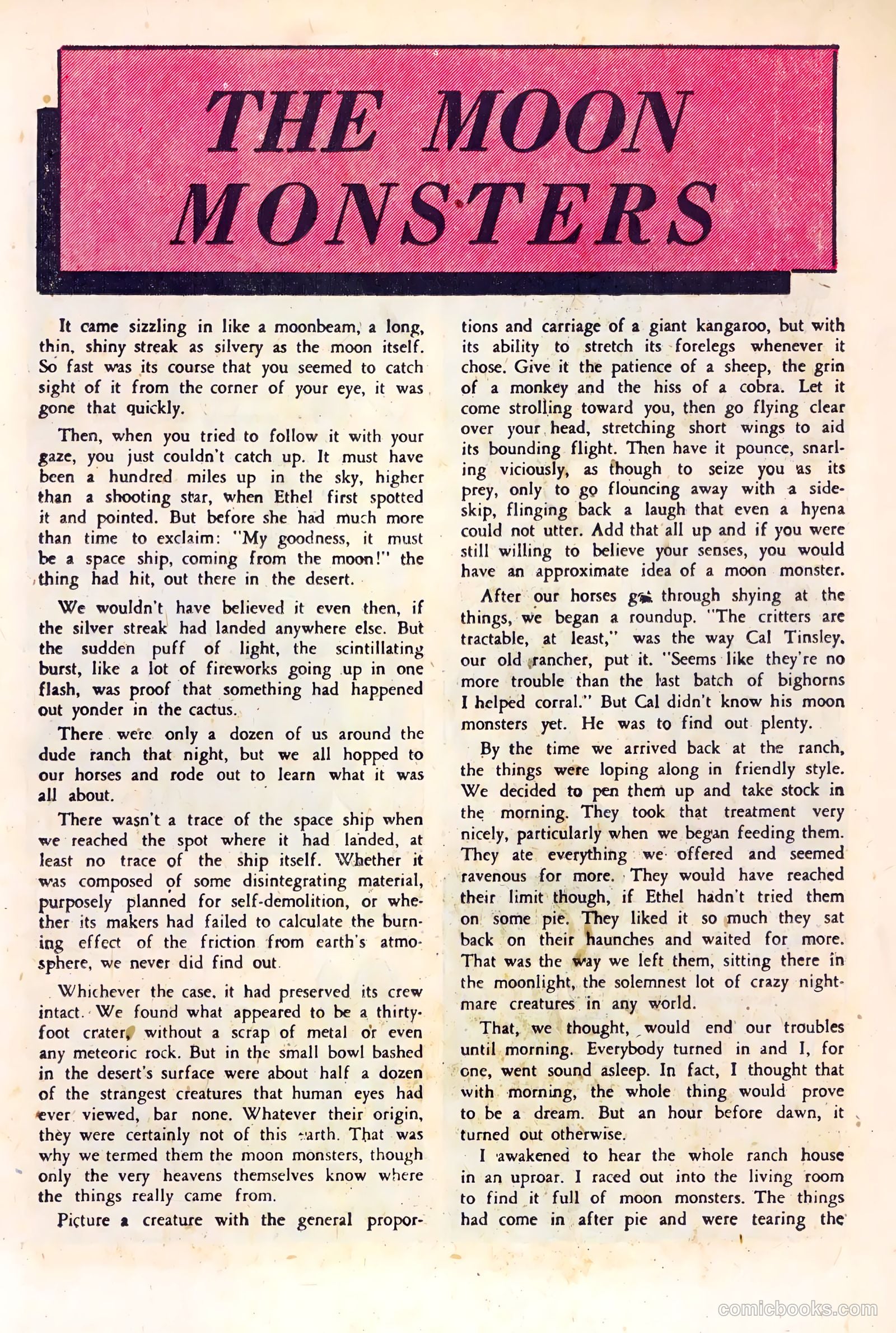 Space Western Comics #40 (1952) — page 18 of 36