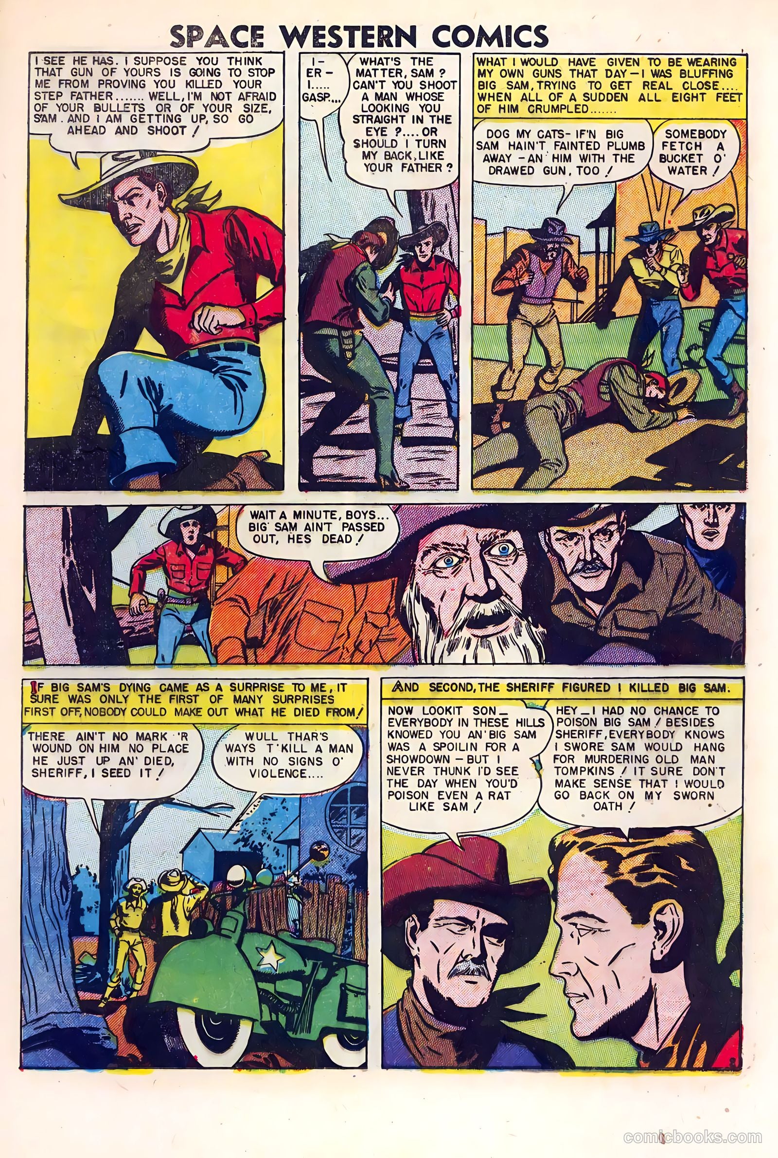 Space Western Comics #40 (1952) — page 21 of 36