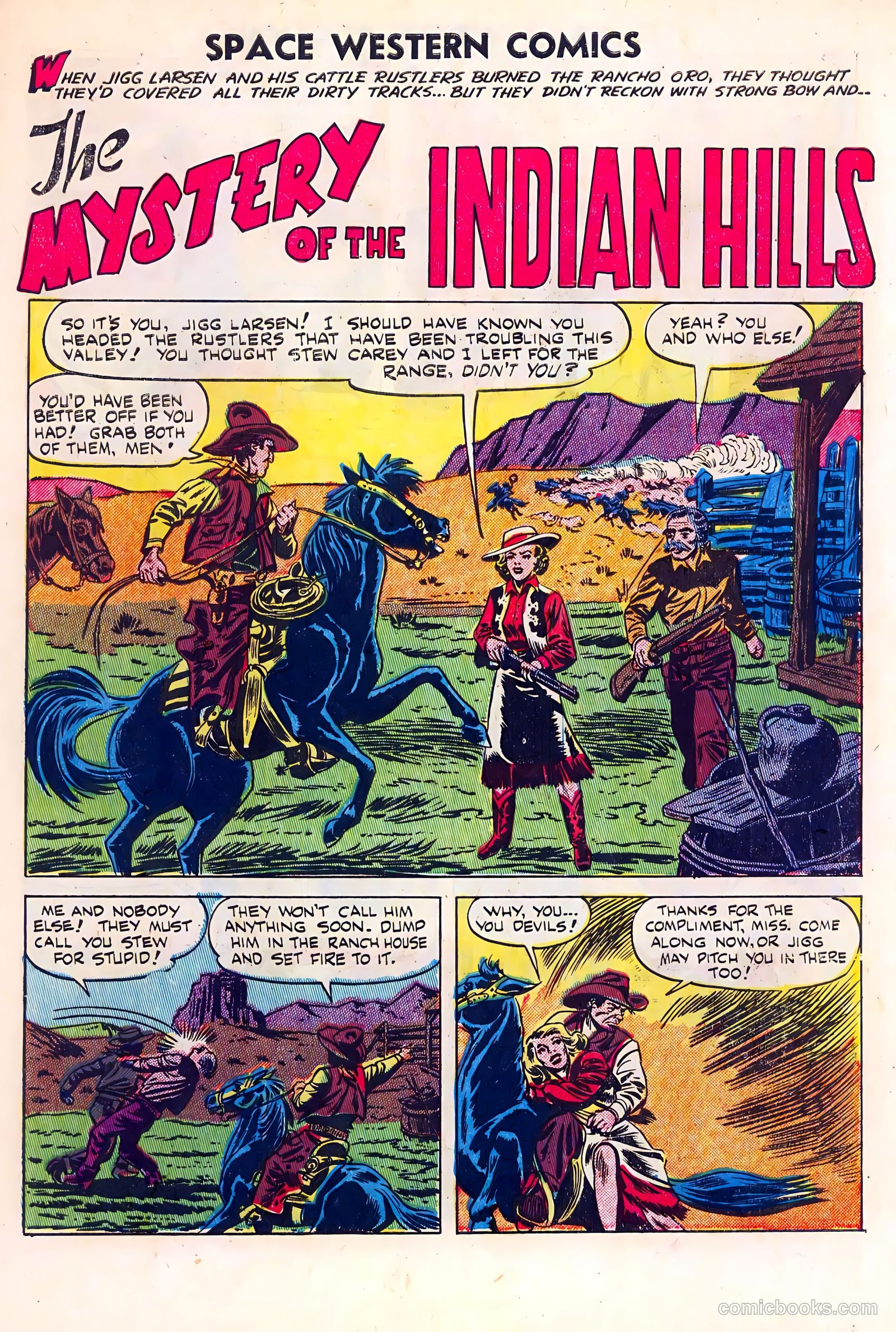 Space Western Comics #40 (1952) — page 27 of 36