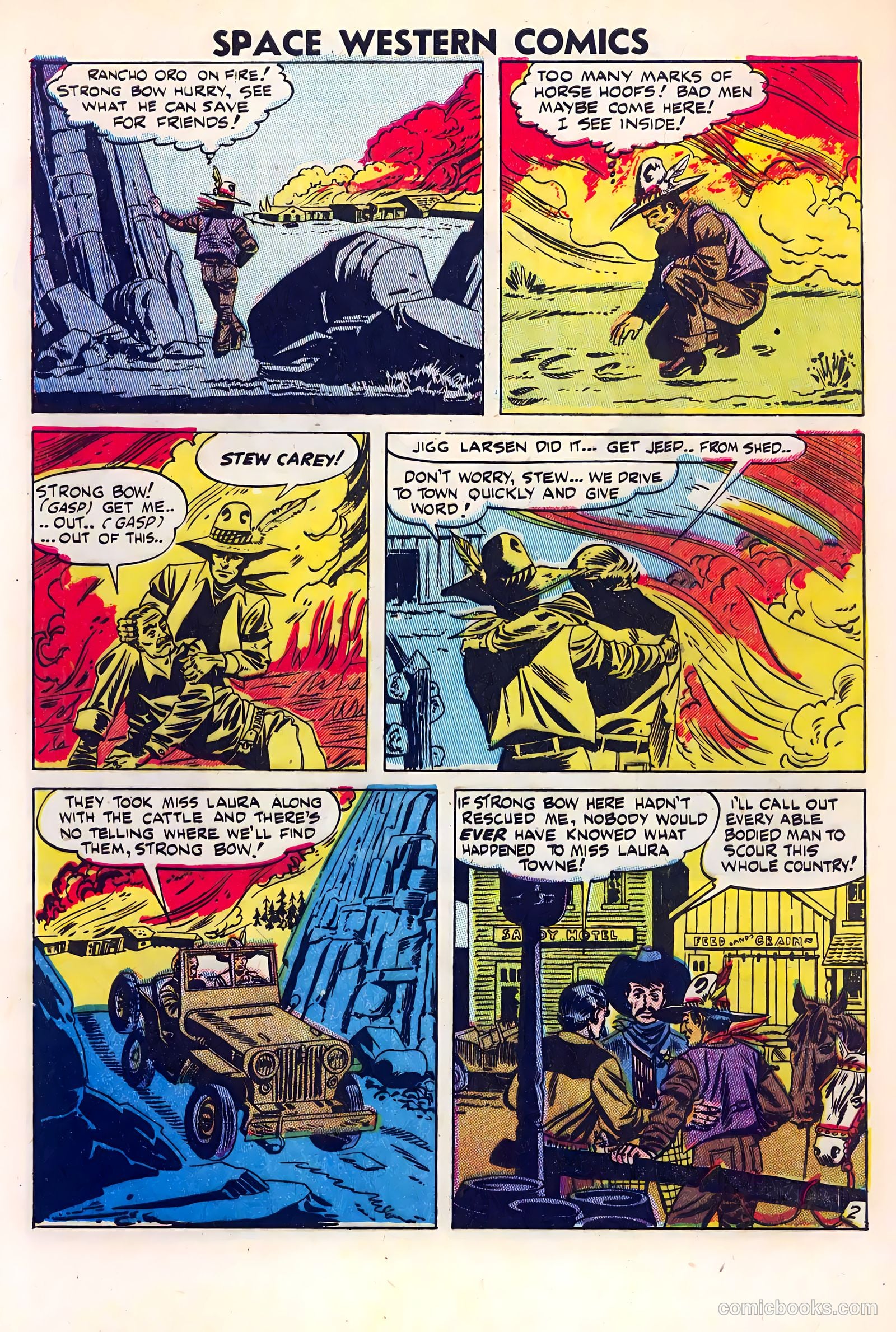 Space Western Comics #40 (1952) — page 28 of 36