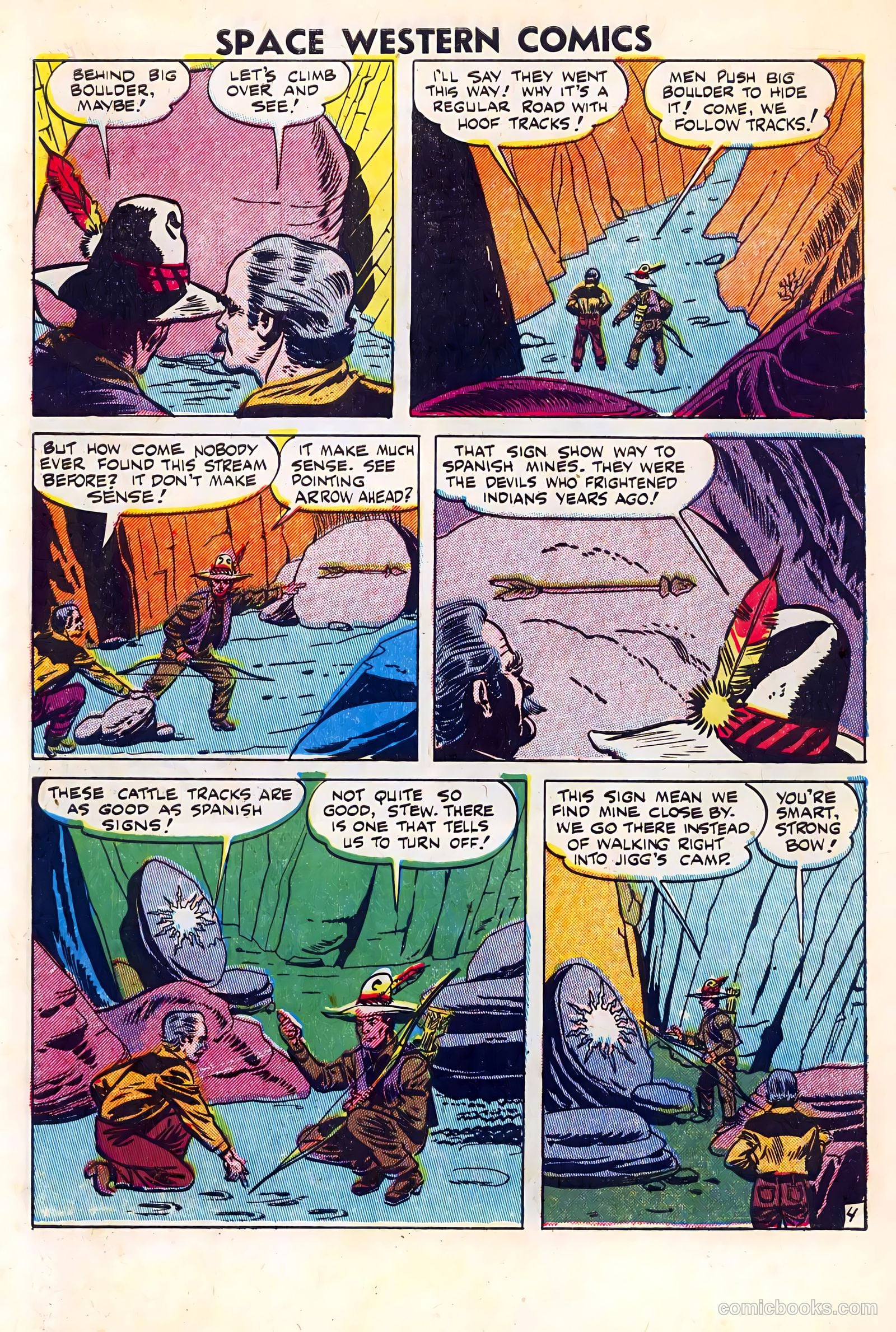 Space Western Comics #40 (1952) — page 30 of 36