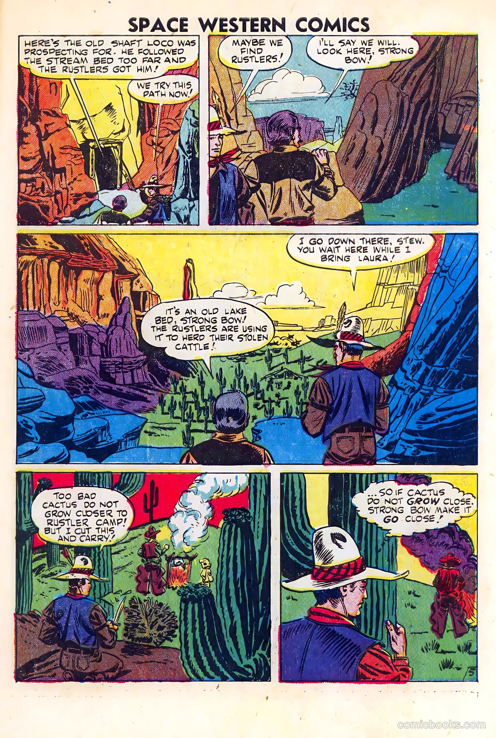 Space Western Comics #40 (1952) — page 31 of 36