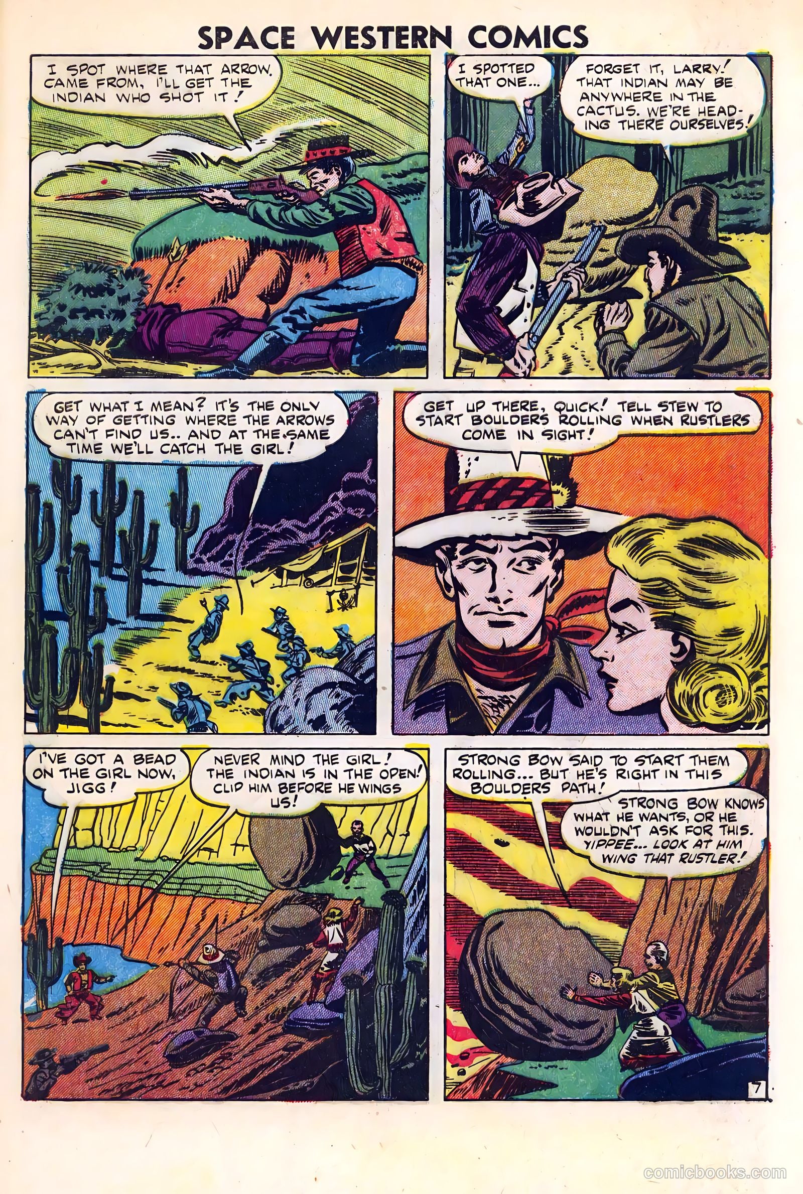 Space Western Comics #40 (1952) — page 33 of 36