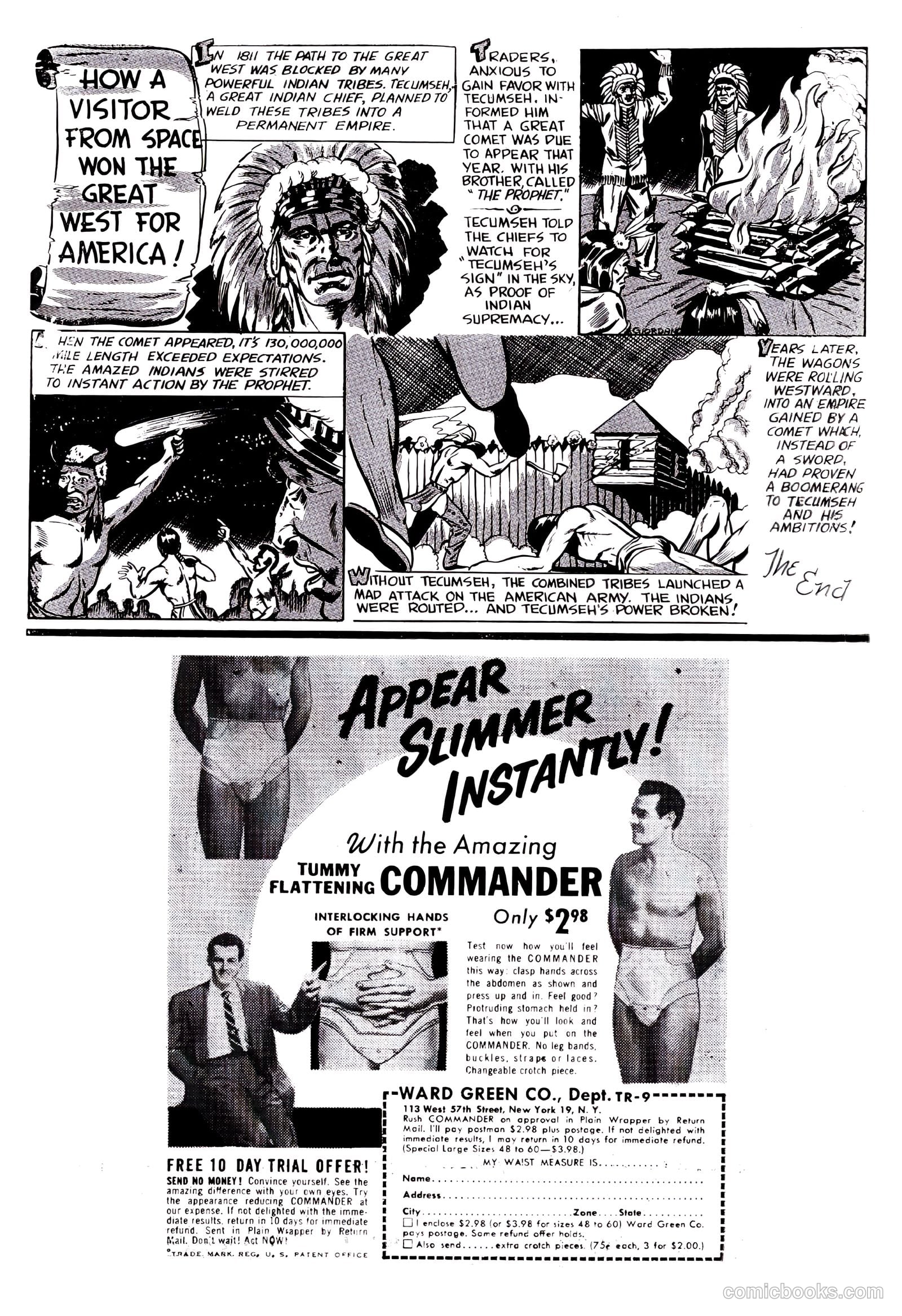 Space Western Comics #40 (1952) — page 35 of 36