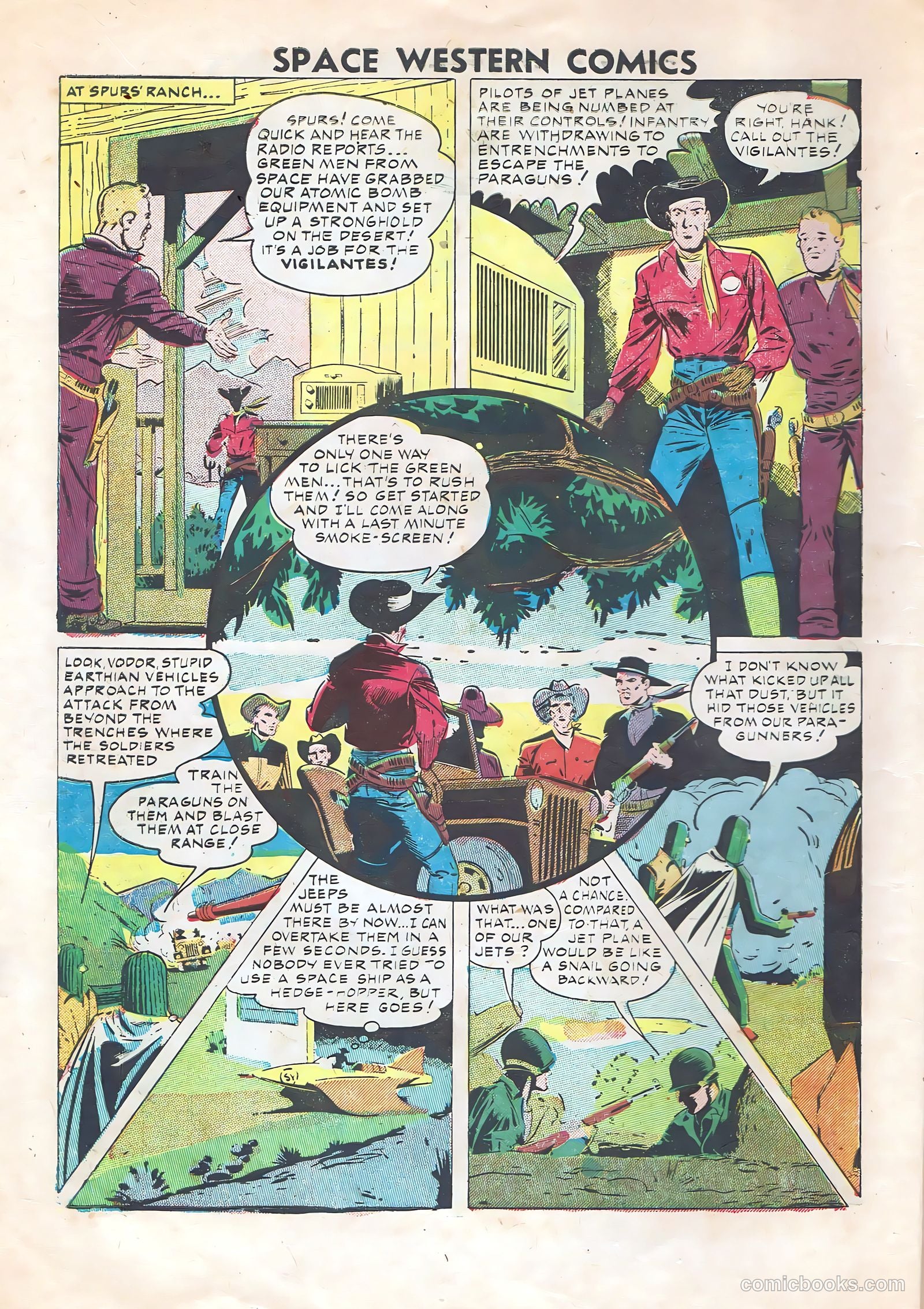 Space Western Comics #41 (1952) — page 6 of 36