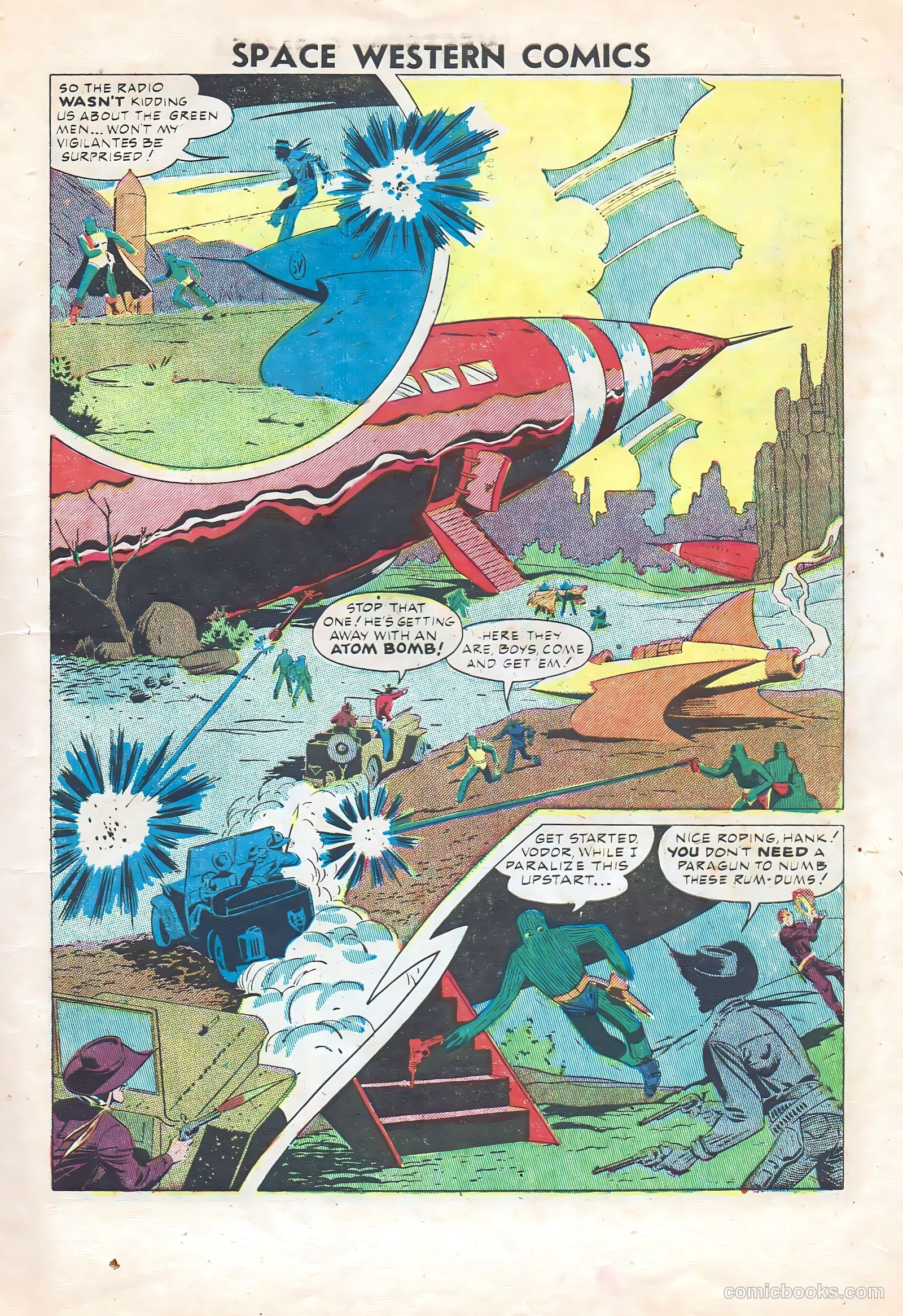 Space Western Comics #41 (1952) — page 7 of 36