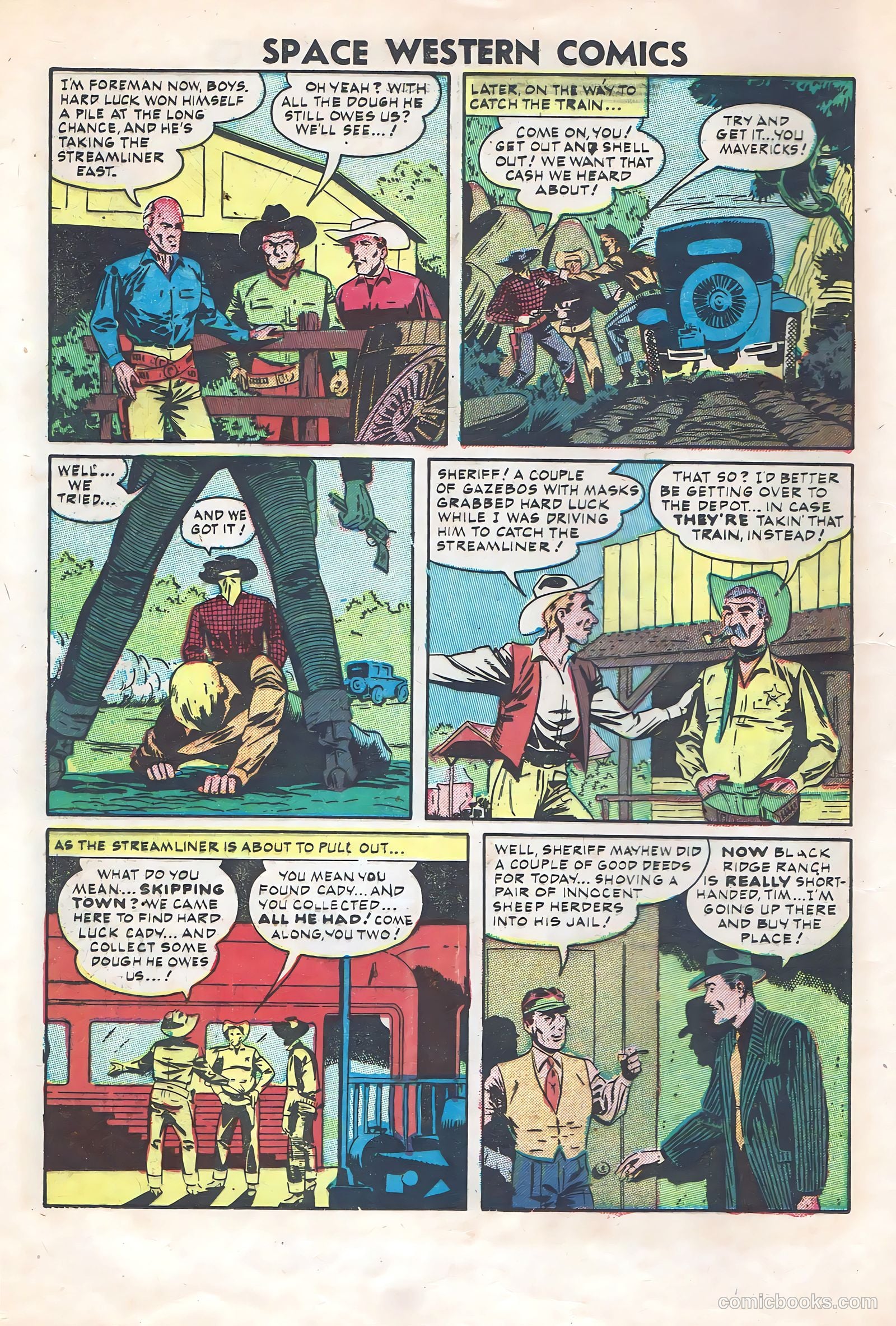 Space Western Comics #41 (1952) — page 12 of 36