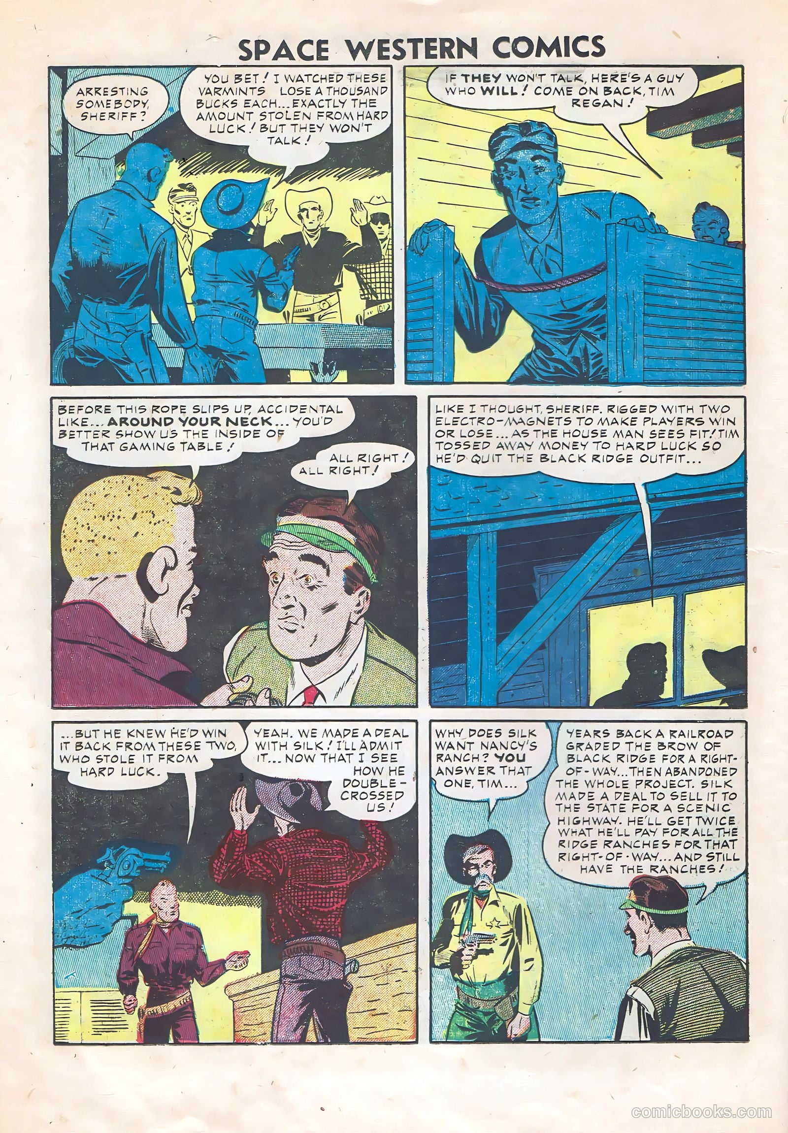 Space Western Comics #41 (1952) — page 14 of 36