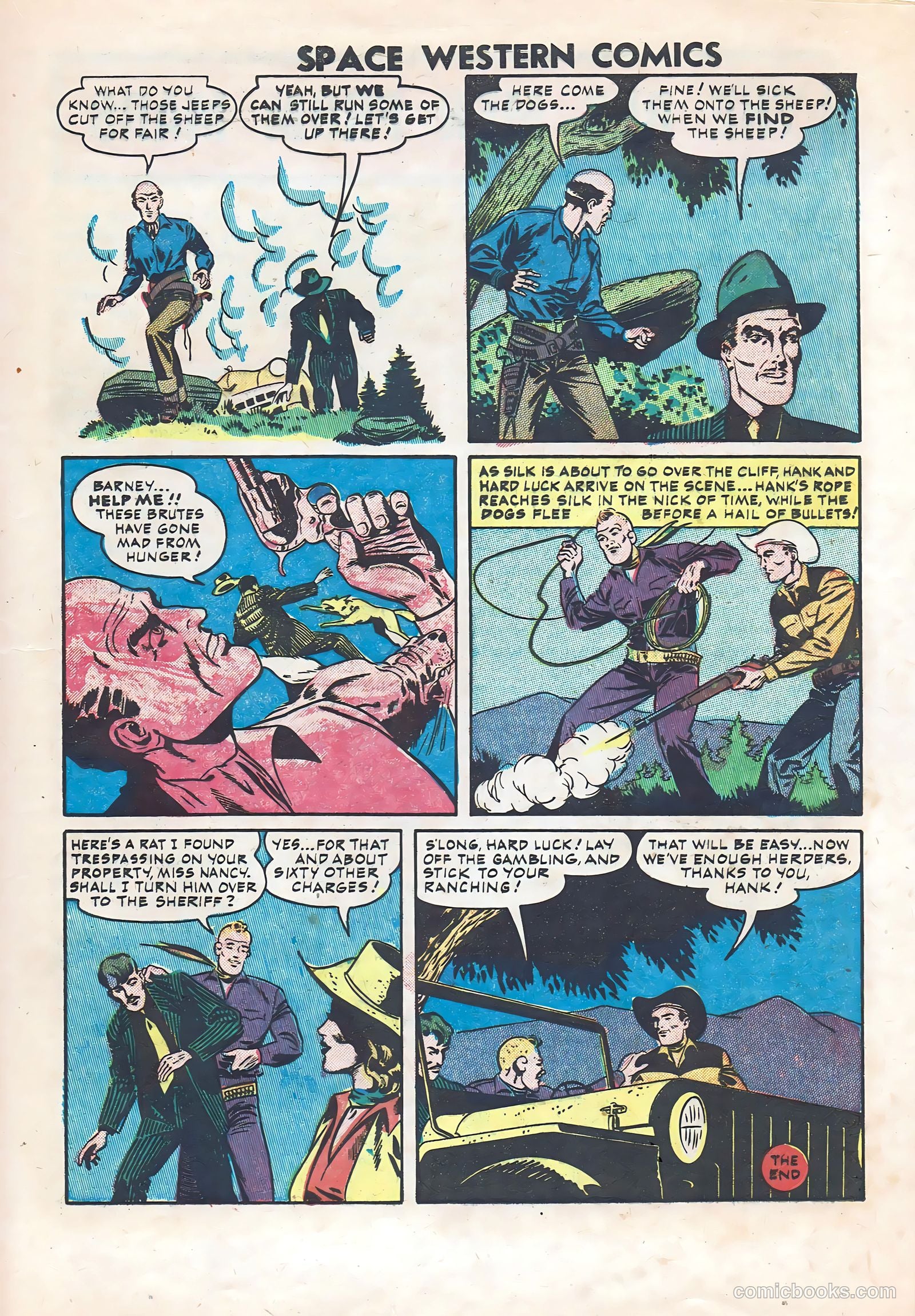 Space Western Comics #41 (1952) — page 17 of 36