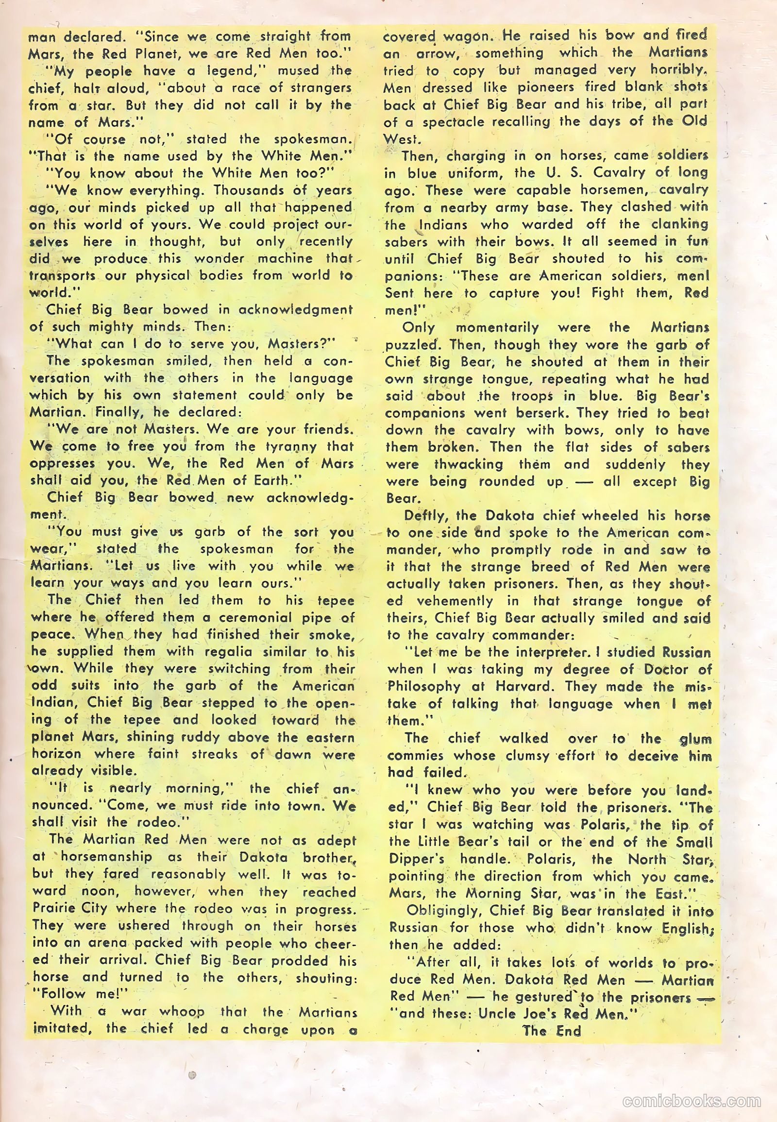 Space Western Comics #41 (1952) — page 19 of 36
