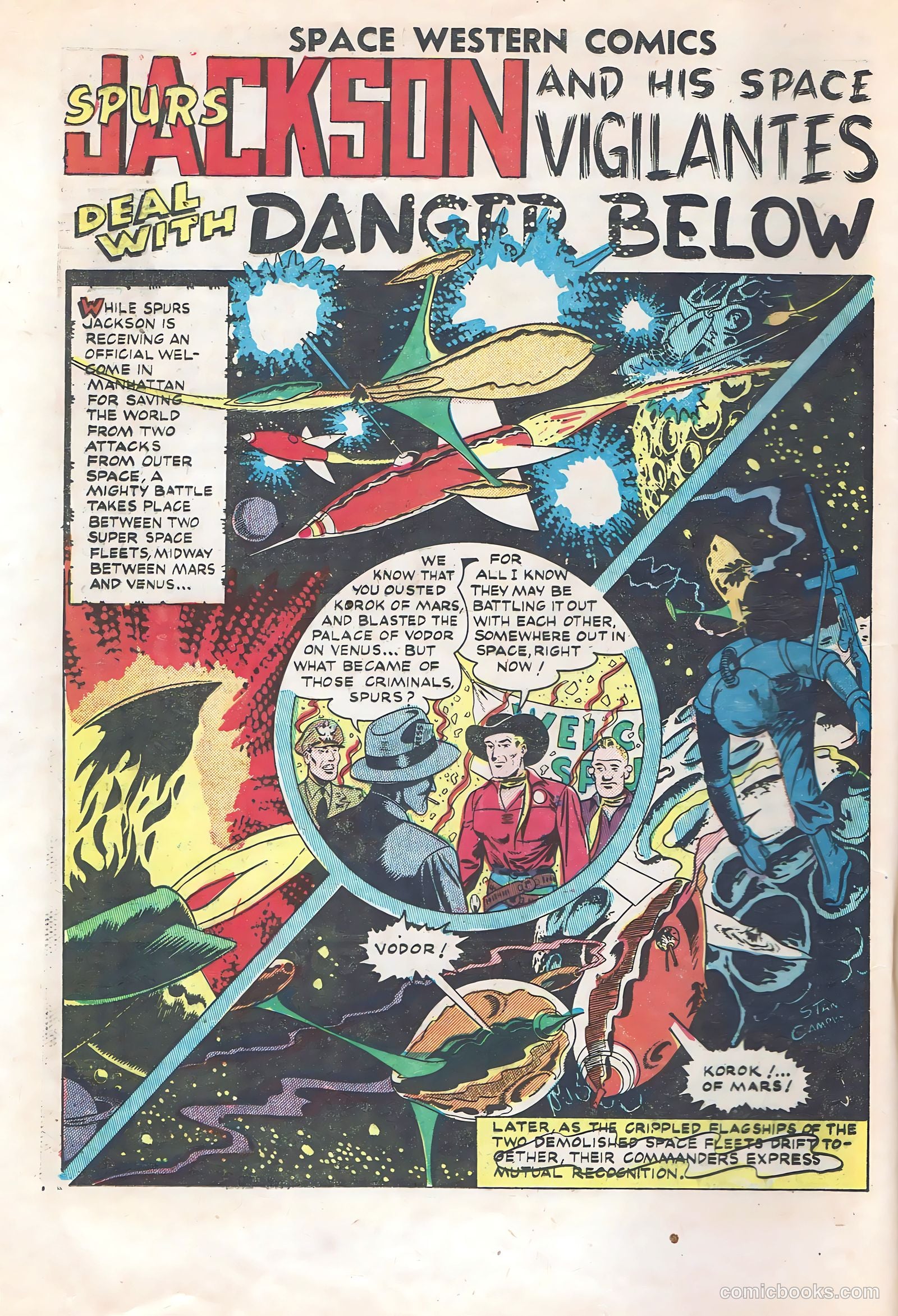 Space Western Comics #41 (1952) — page 20 of 36