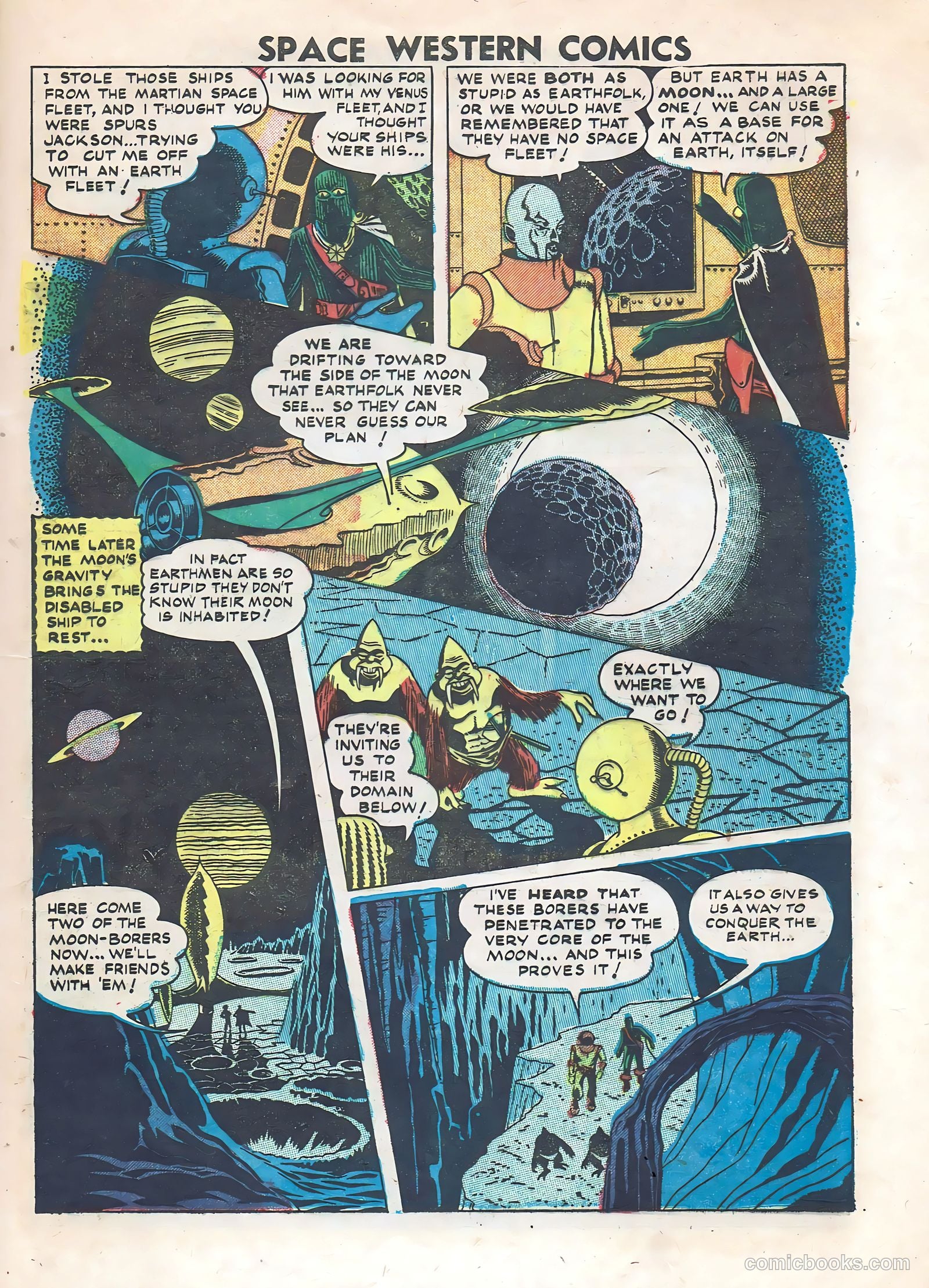 Space Western Comics #41 (1952) — page 21 of 36