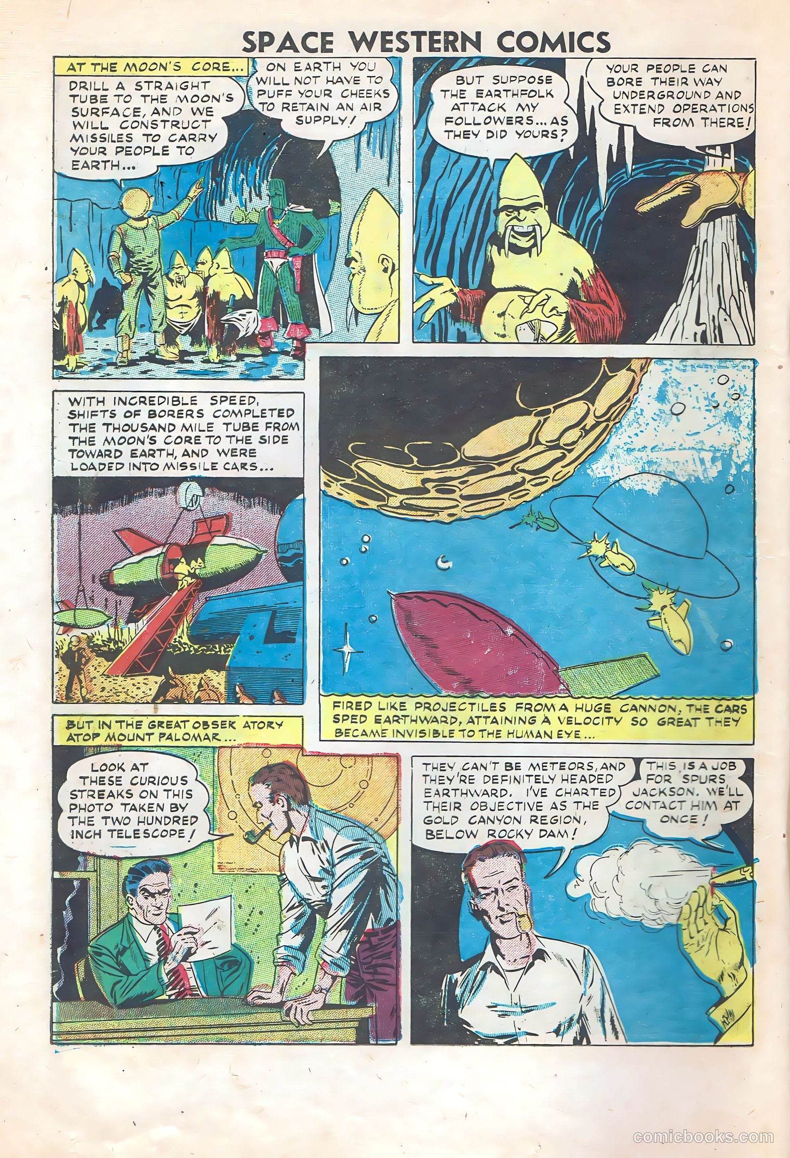 Space Western Comics #41 (1952) — page 22 of 36