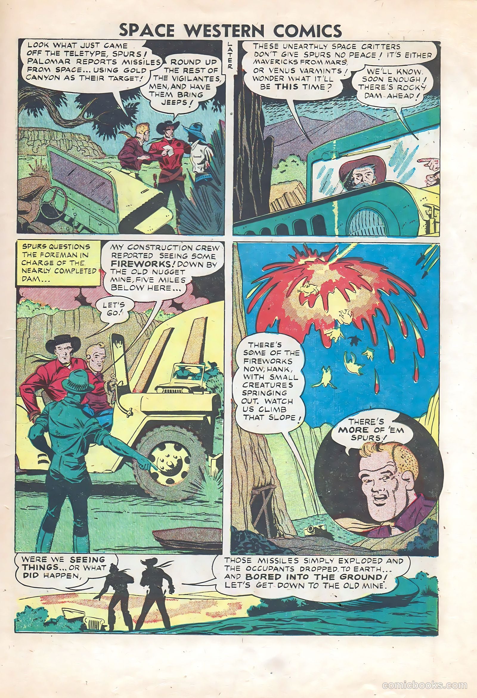 Space Western Comics #41 (1952) — page 23 of 36