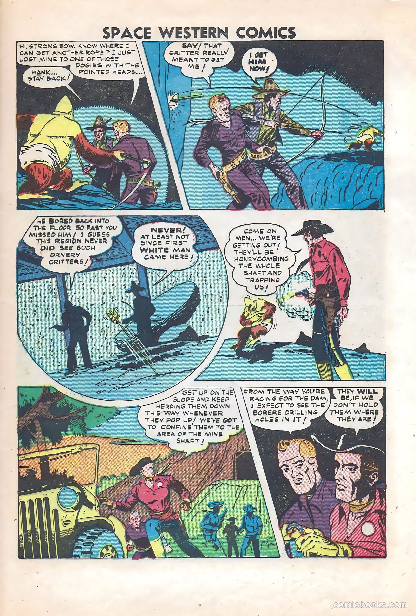 Space Western Comics #41 (1952) — page 25 of 36