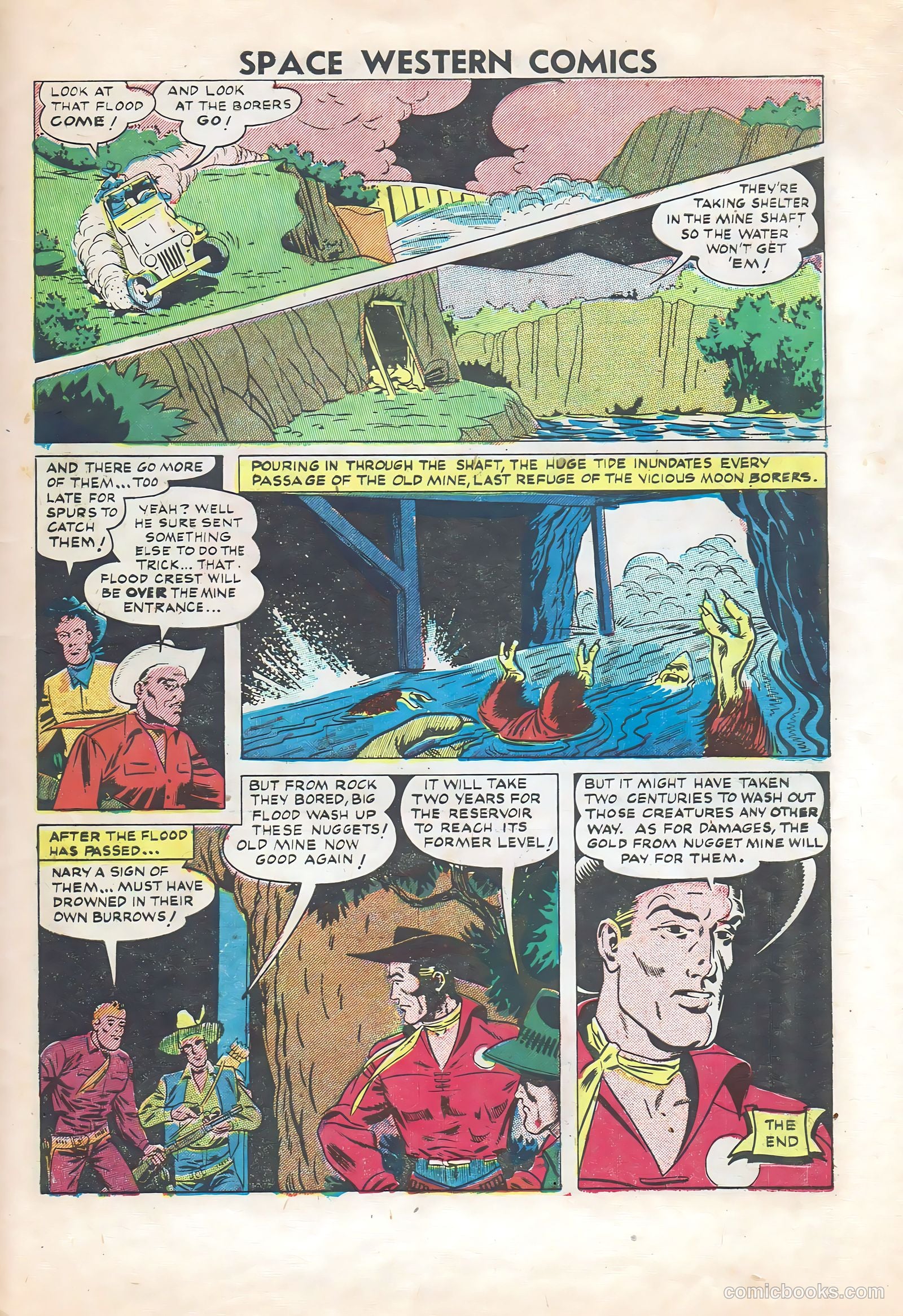 Space Western Comics #41 (1952) — page 27 of 36