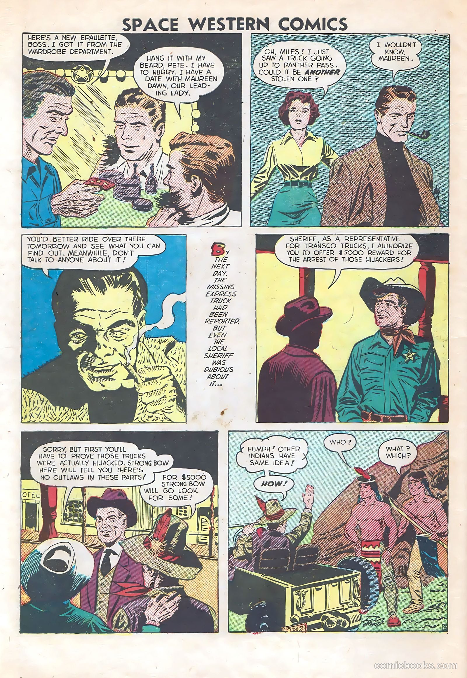 Space Western Comics #41 (1952) — page 30 of 36