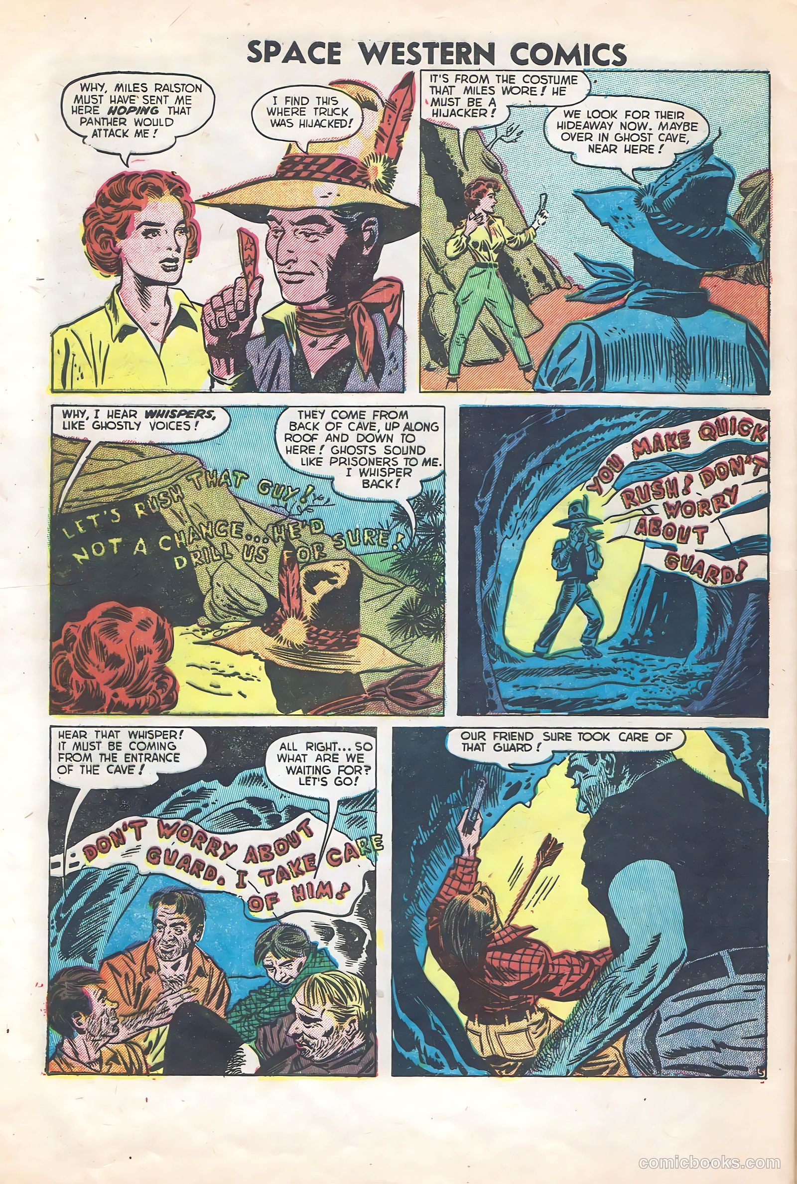 Space Western Comics #41 (1952) — page 32 of 36