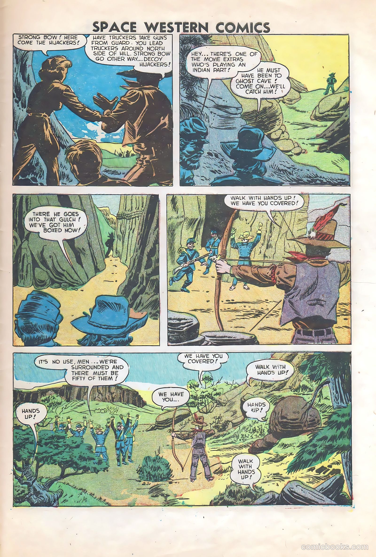 Space Western Comics #41 (1952) — page 33 of 36