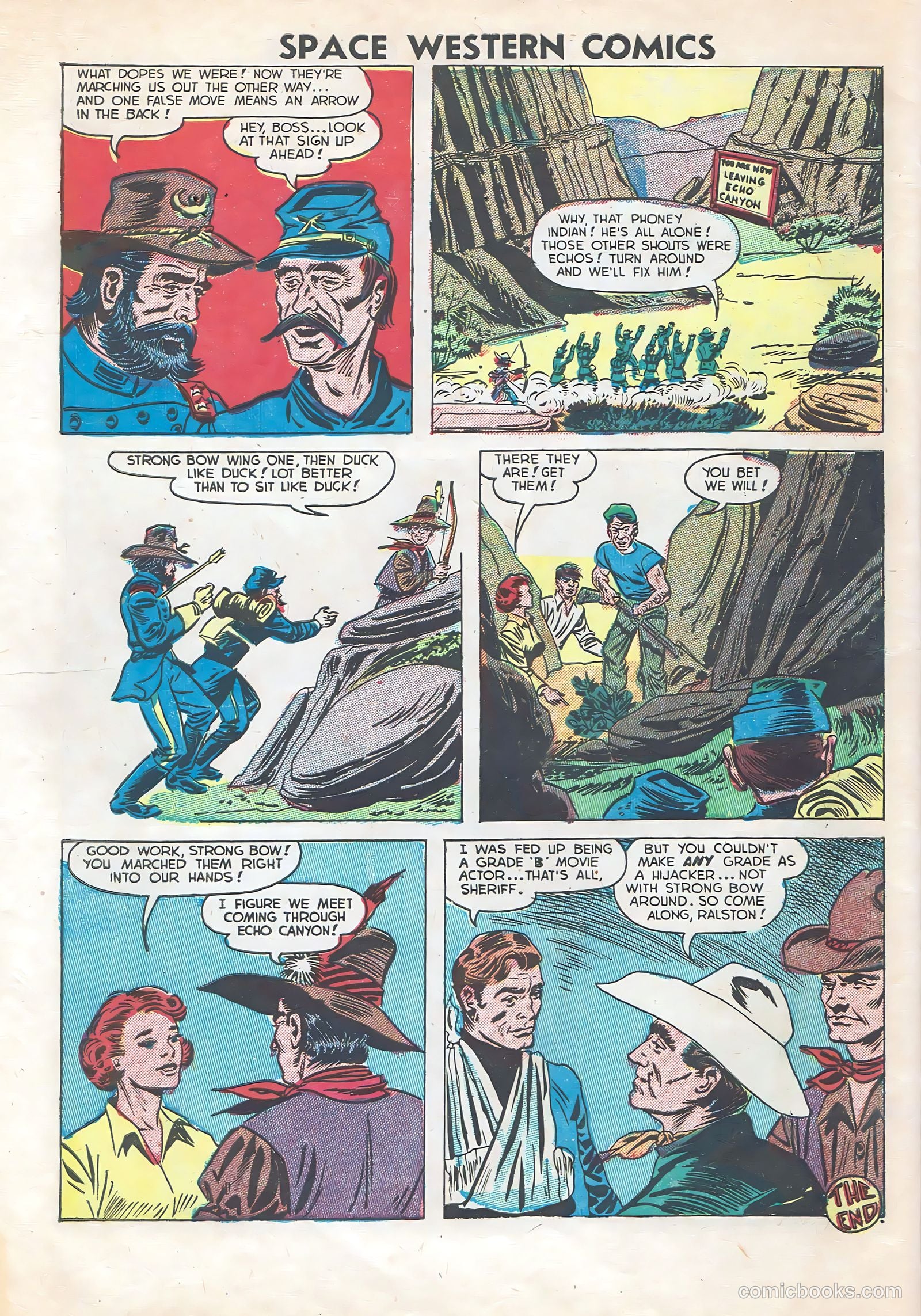 Space Western Comics #41 (1952) — page 34 of 36