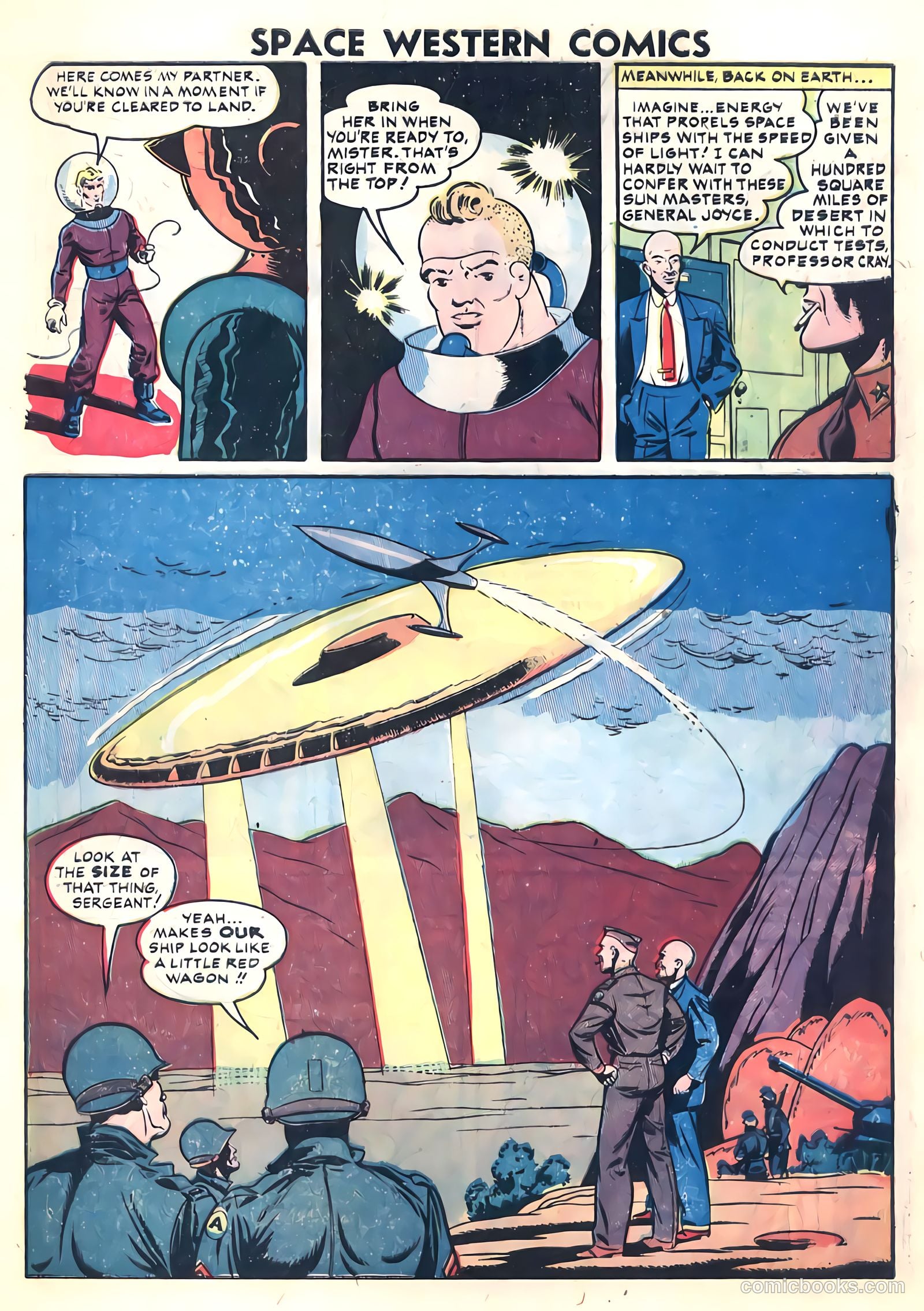 Space Western Comics #42 (1953) — page 5 of 36