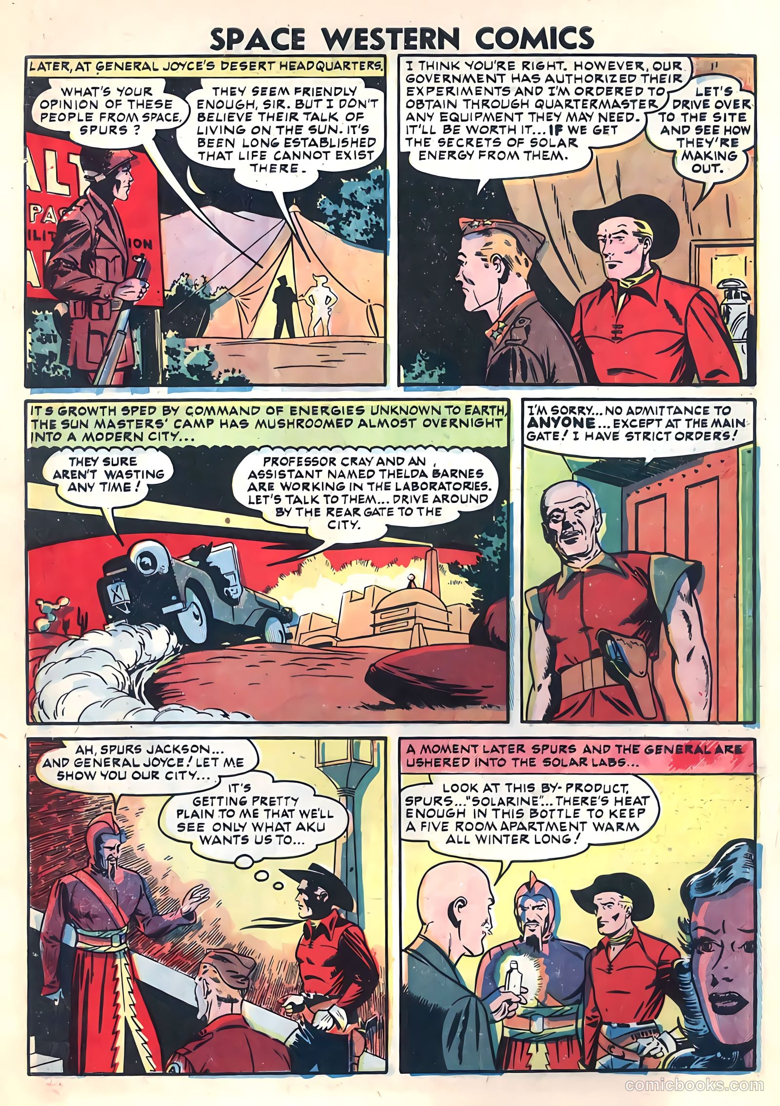 Space Western Comics #42 (1953) — page 6 of 36