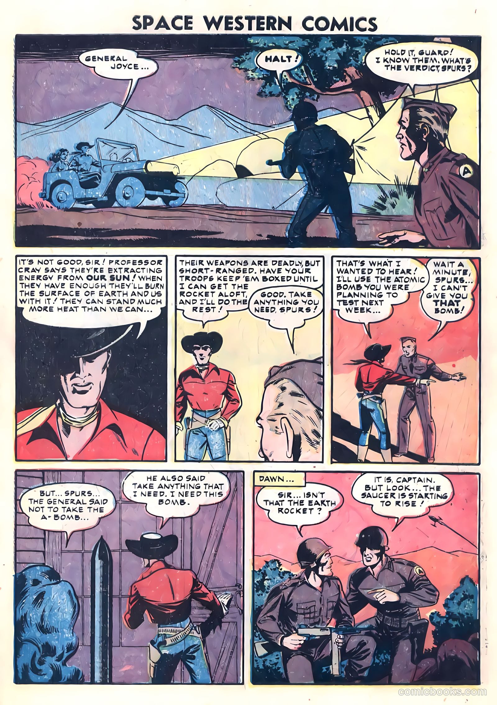 Space Western Comics #42 (1953) — page 9 of 36