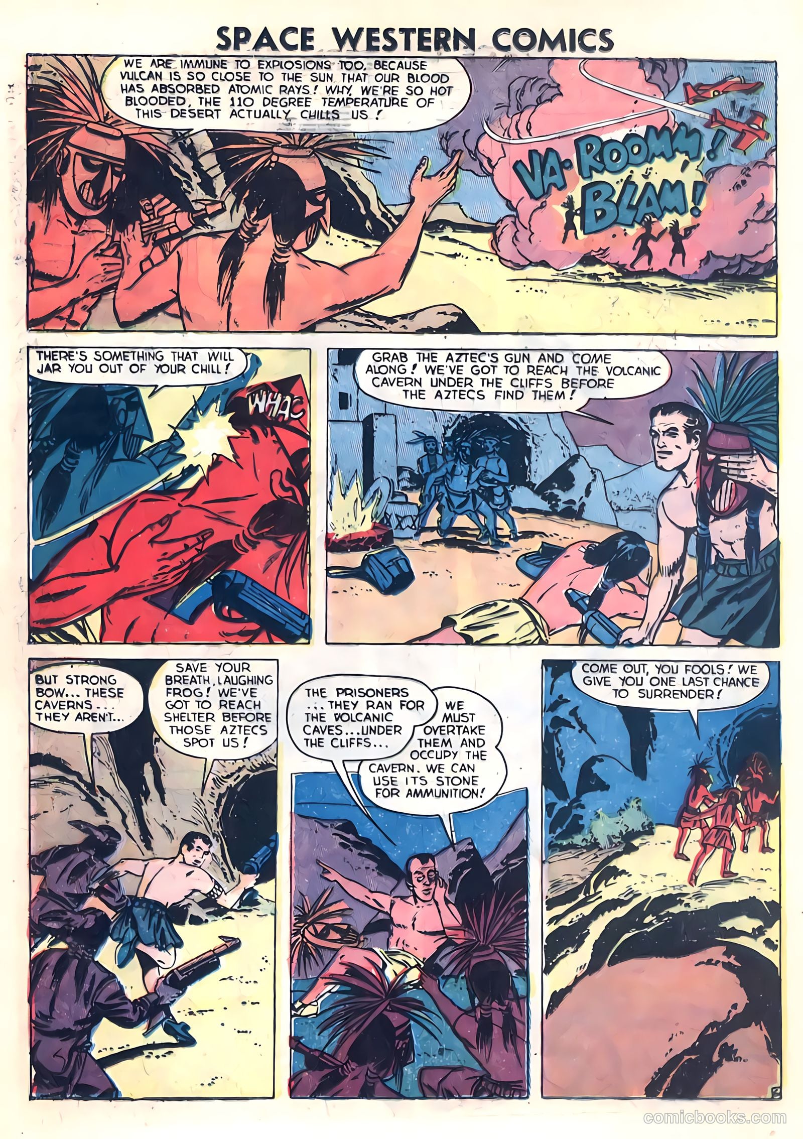 Space Western Comics #42 (1953) — page 16 of 36