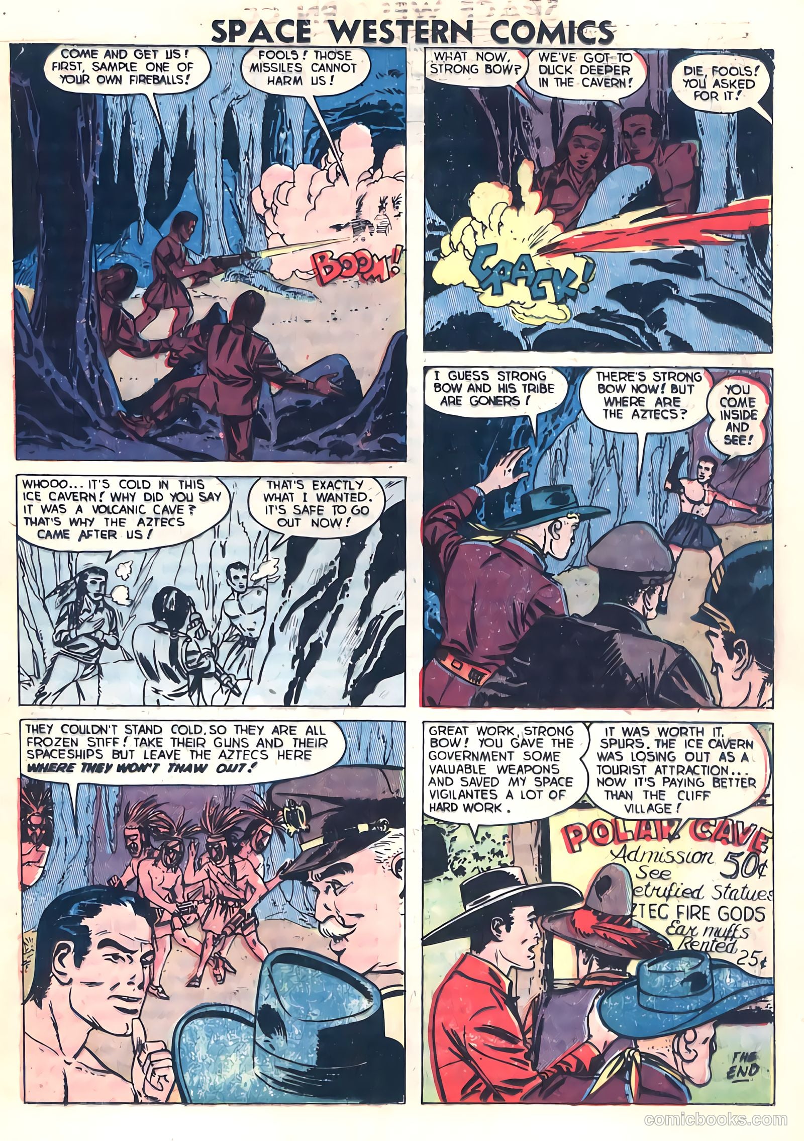 Space Western Comics #42 (1953) — page 17 of 36