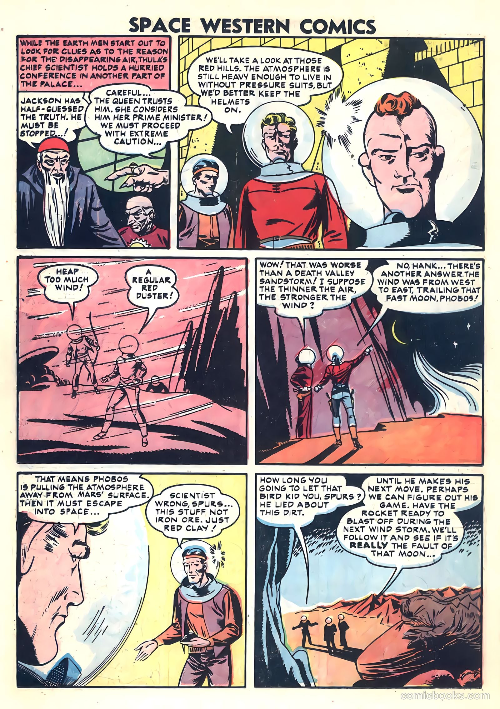 Space Western Comics #42 (1953) — page 22 of 36