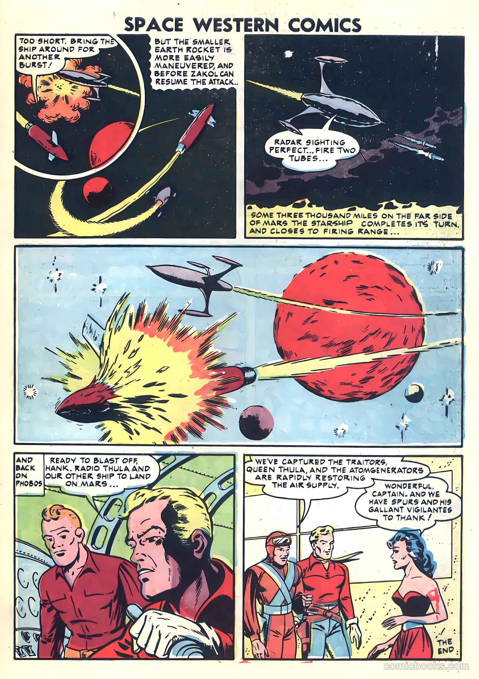 Space Western Comics #42 (1953) — page 27 of 36