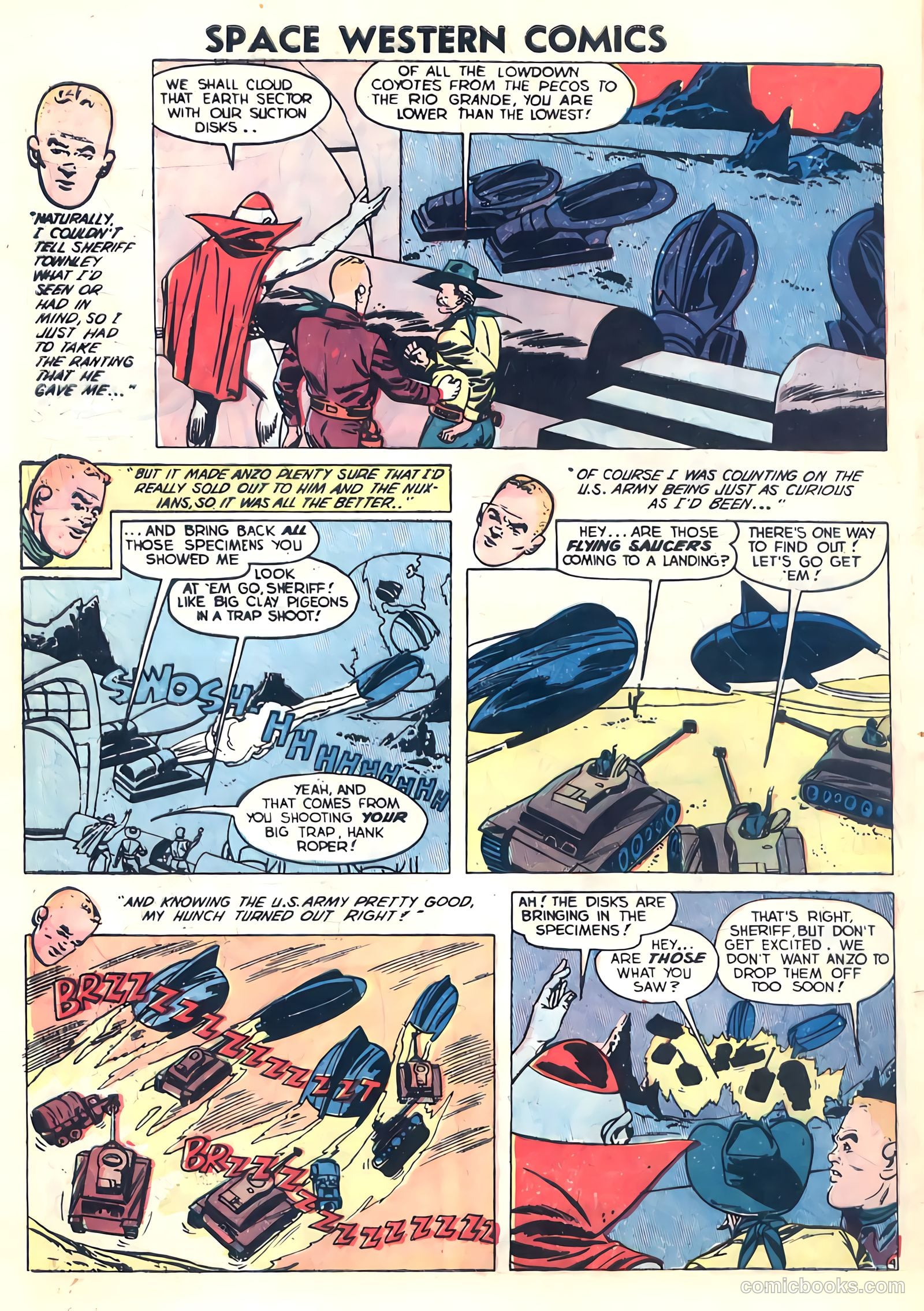 Space Western Comics #42 (1953) — page 32 of 36