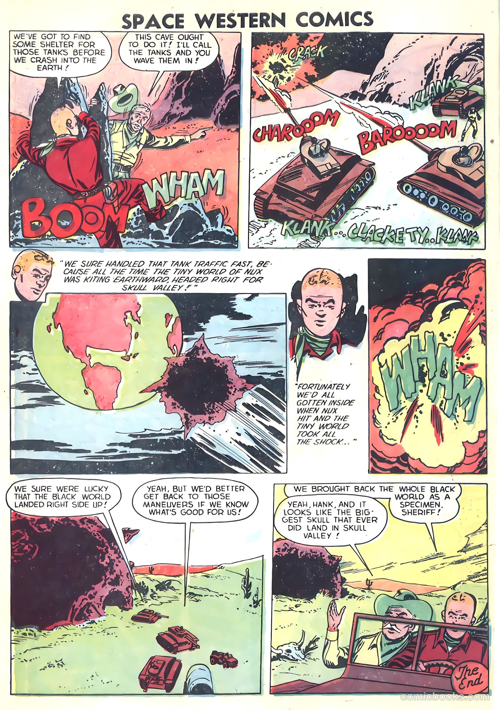 Space Western Comics #42 (1953) — page 34 of 36