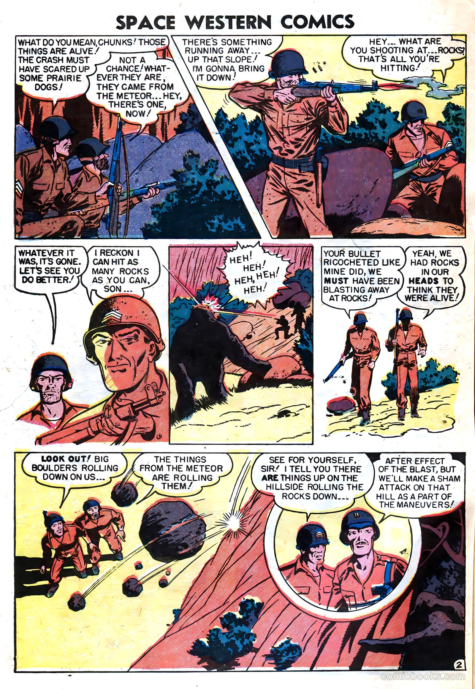 Space Western Comics #43 (1953) — page 4 of 36