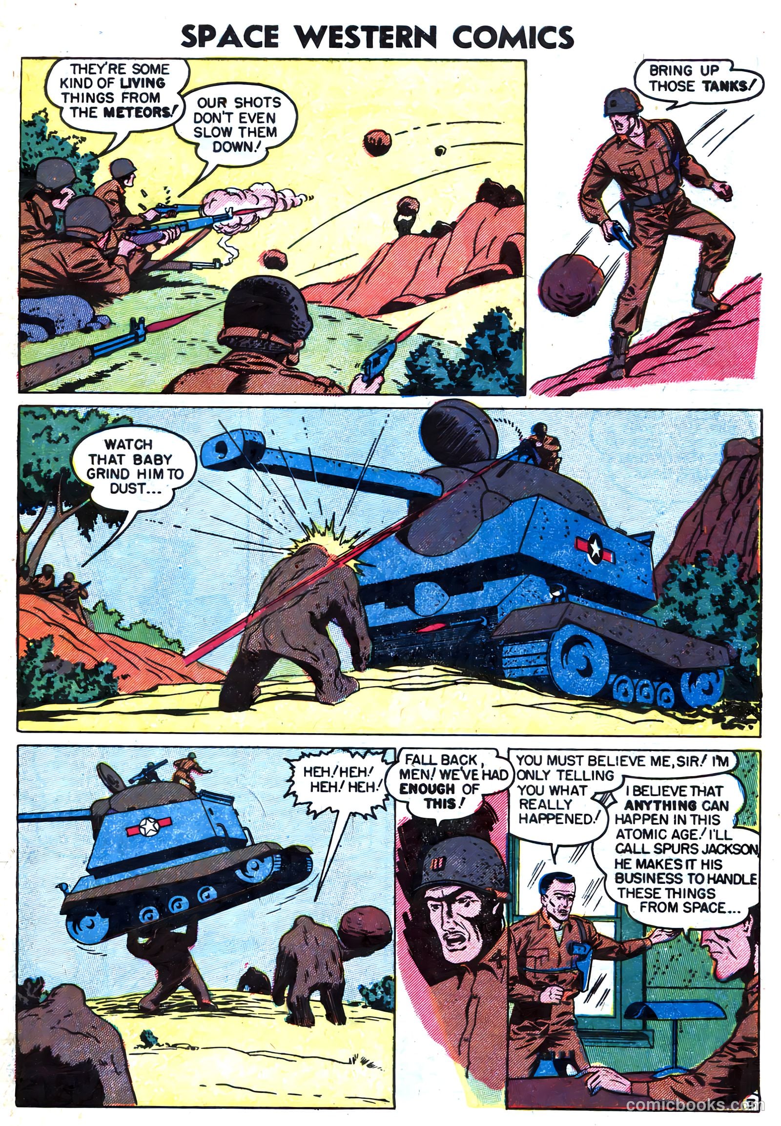 Space Western Comics #43 (1953) — page 5 of 36