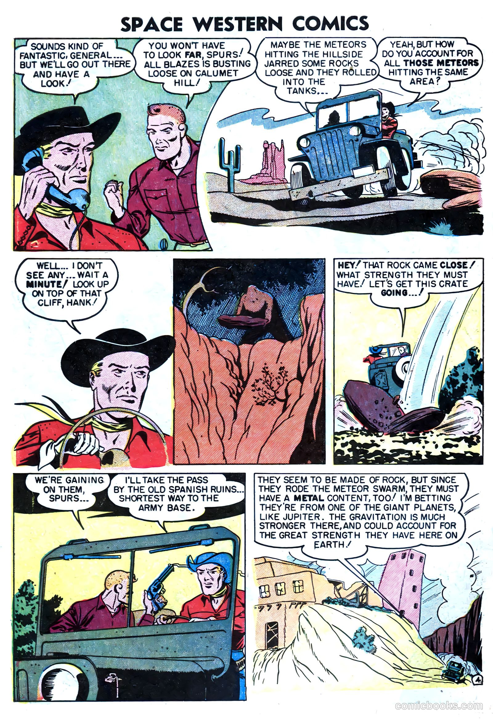 Space Western Comics #43 (1953) — page 6 of 36