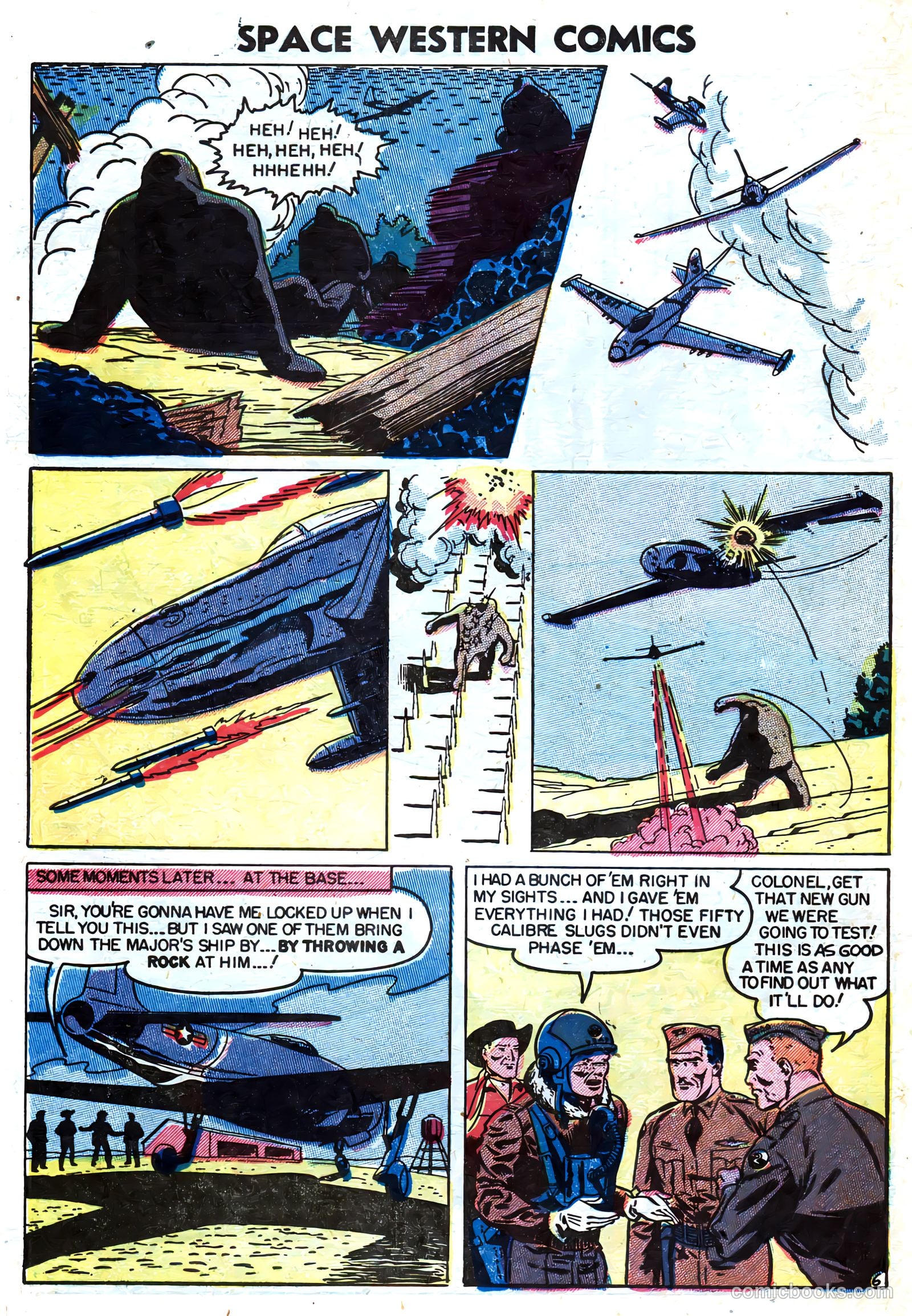 Space Western Comics #43 (1953) — page 8 of 36
