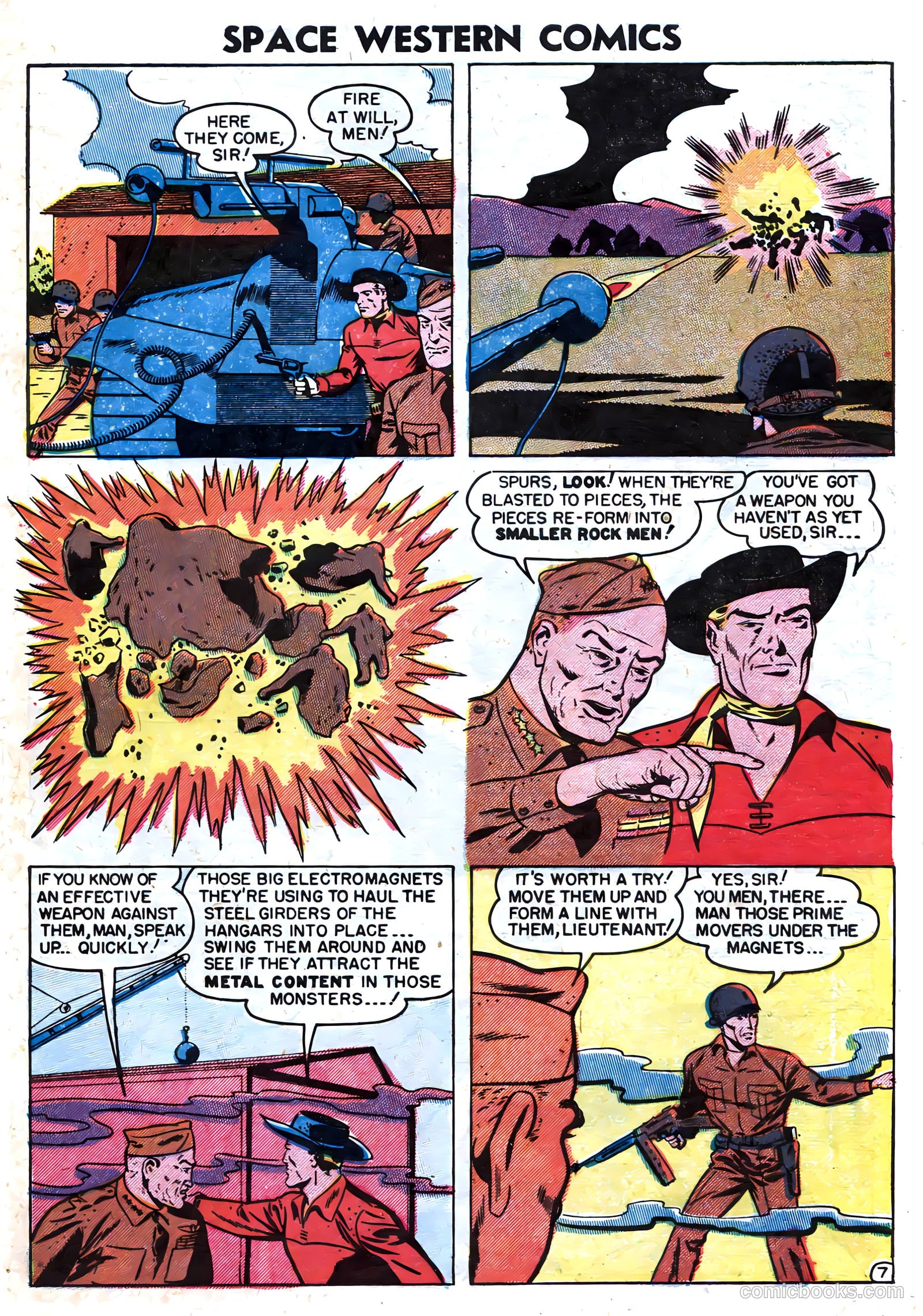 Space Western Comics #43 (1953) — page 9 of 36